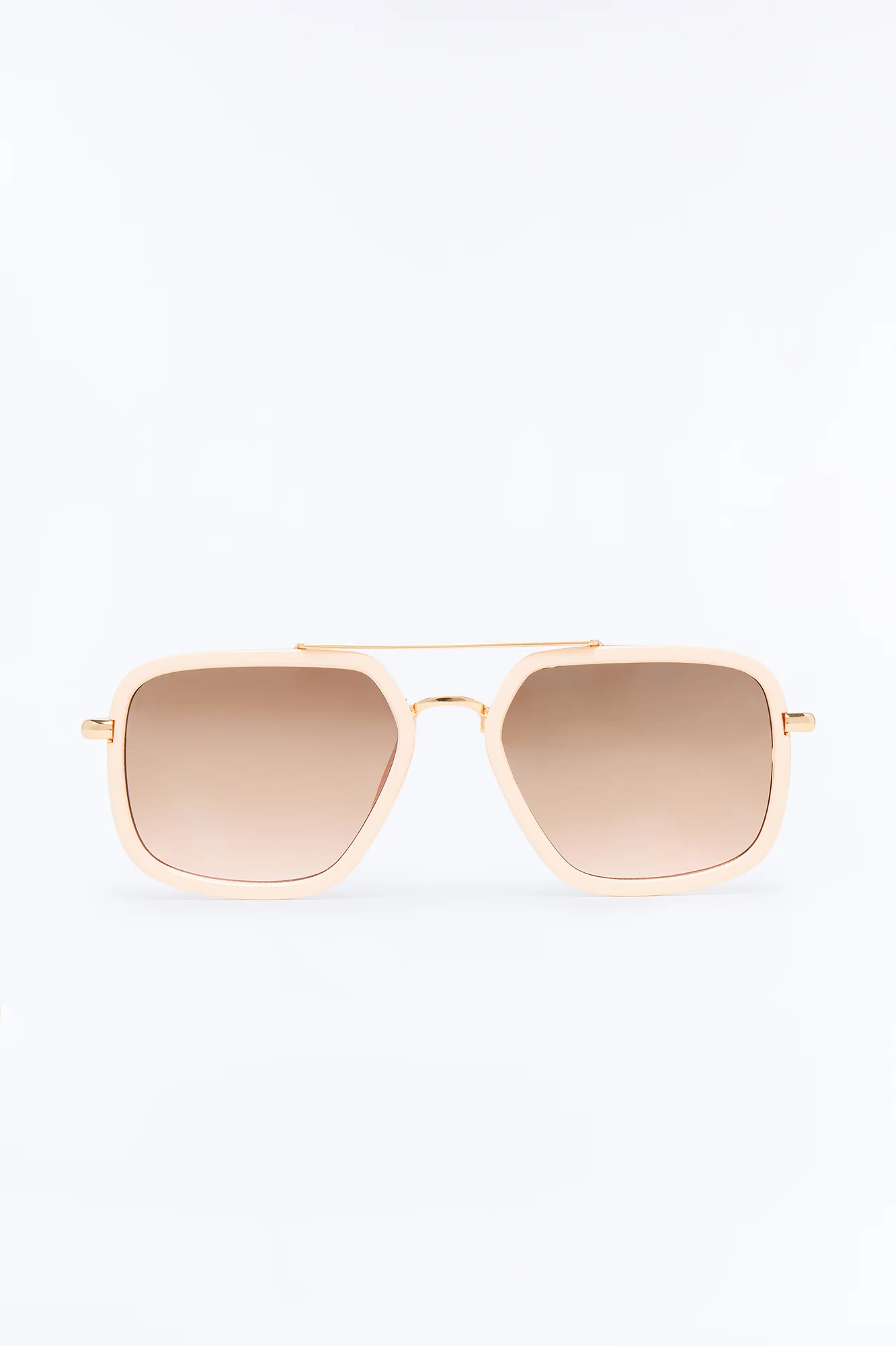 Balcony Aviator Sunglasses - Ivory - Image 2