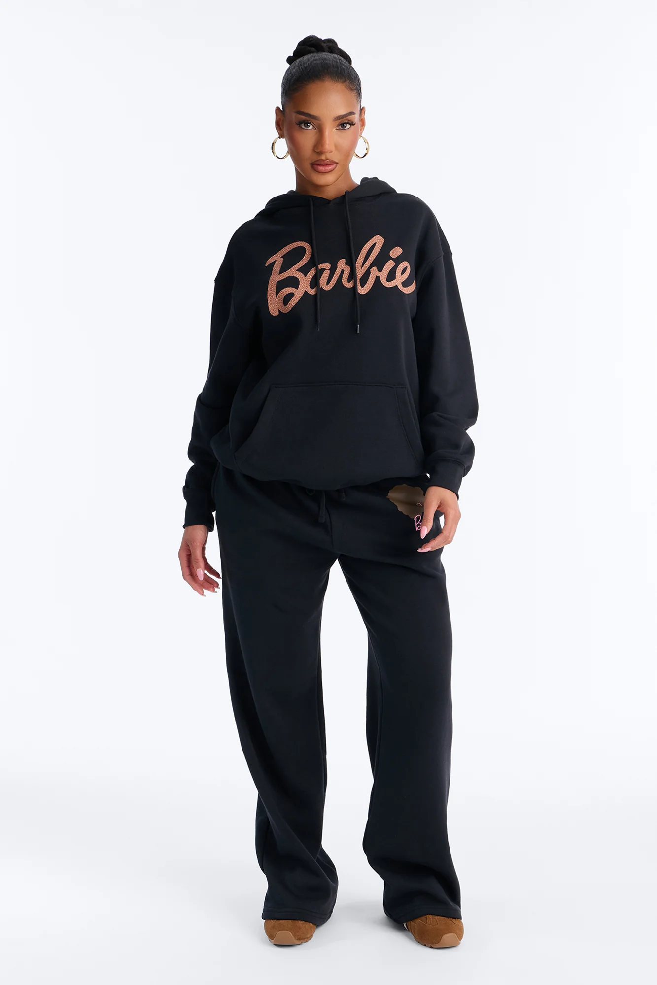 Barbie BHM Proud To Be Me Hoodie - Black - Image 2