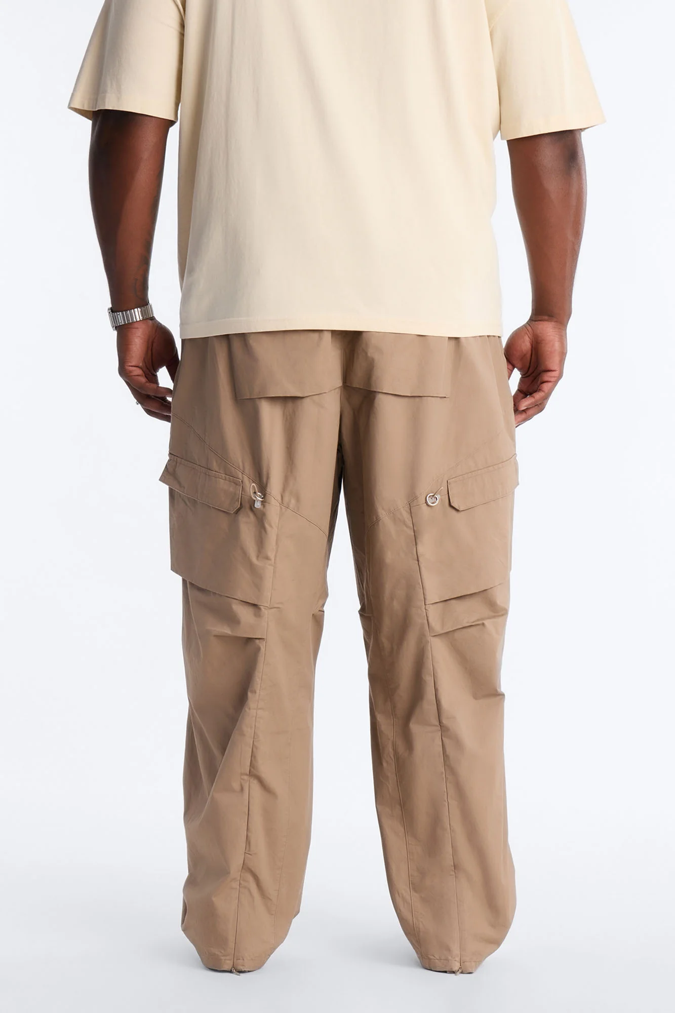 Barrel Accordion Pant - Brown - Image 9