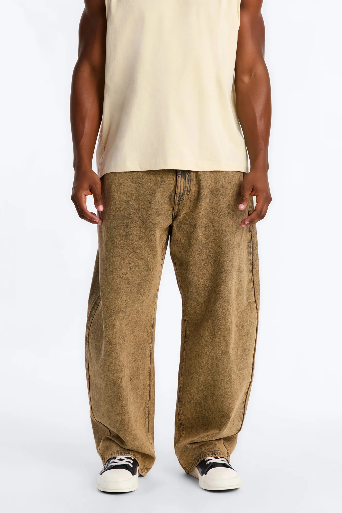 Barrel Rustic Fade Jean - Brown