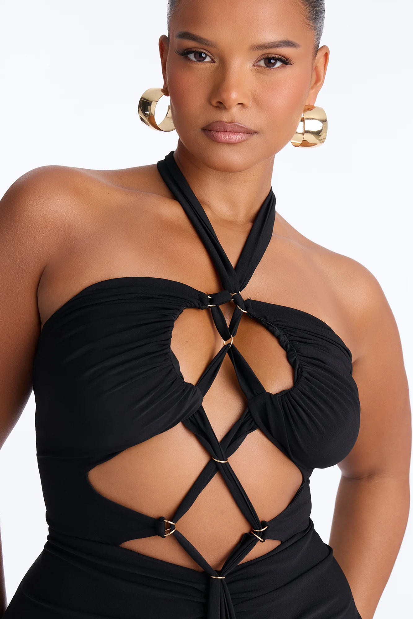 Baylee Strappy Maxi Dress - Black - Image 7