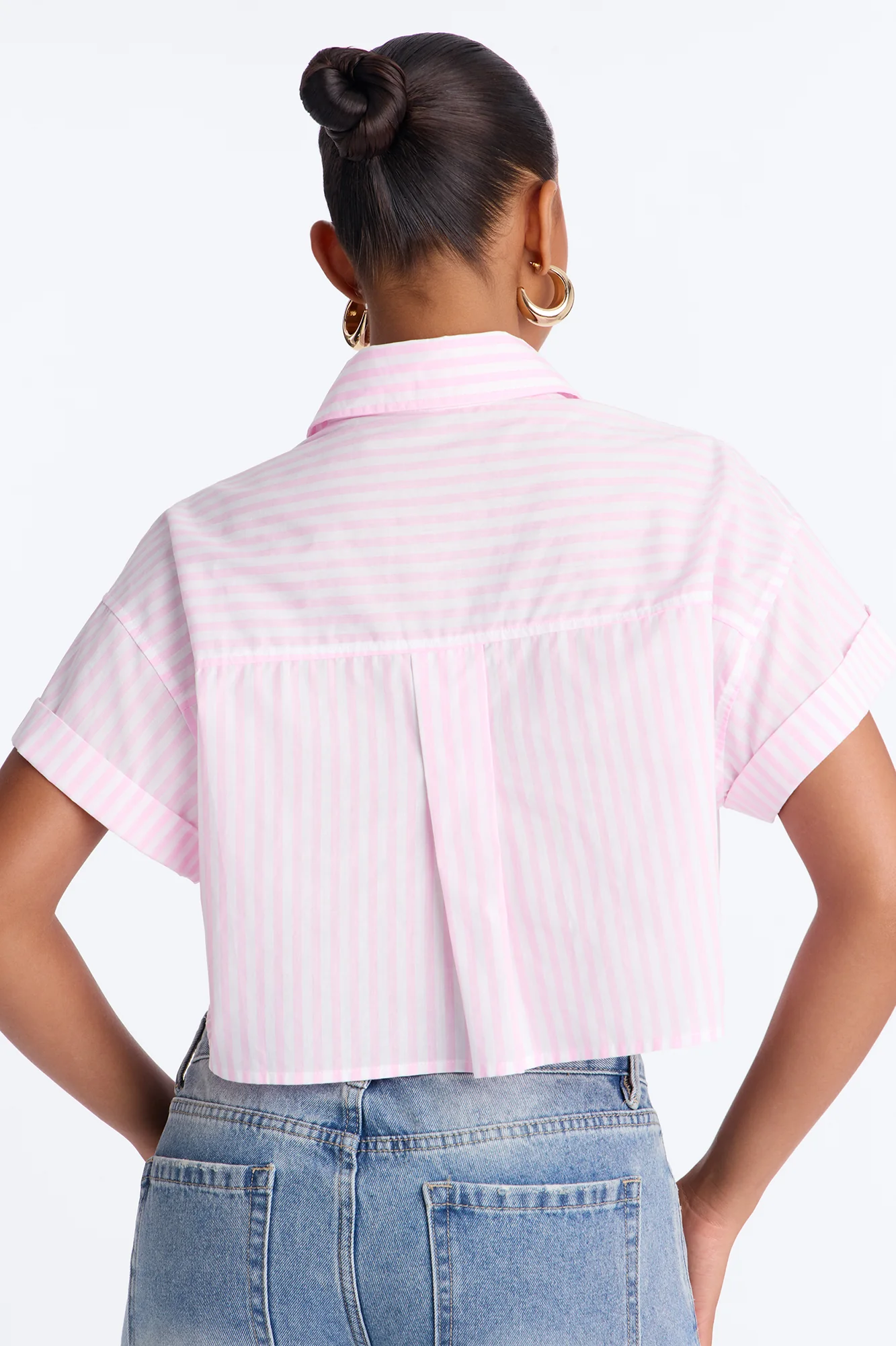 Beachside Babe Striped Shirt - Pink/combo - Image 4