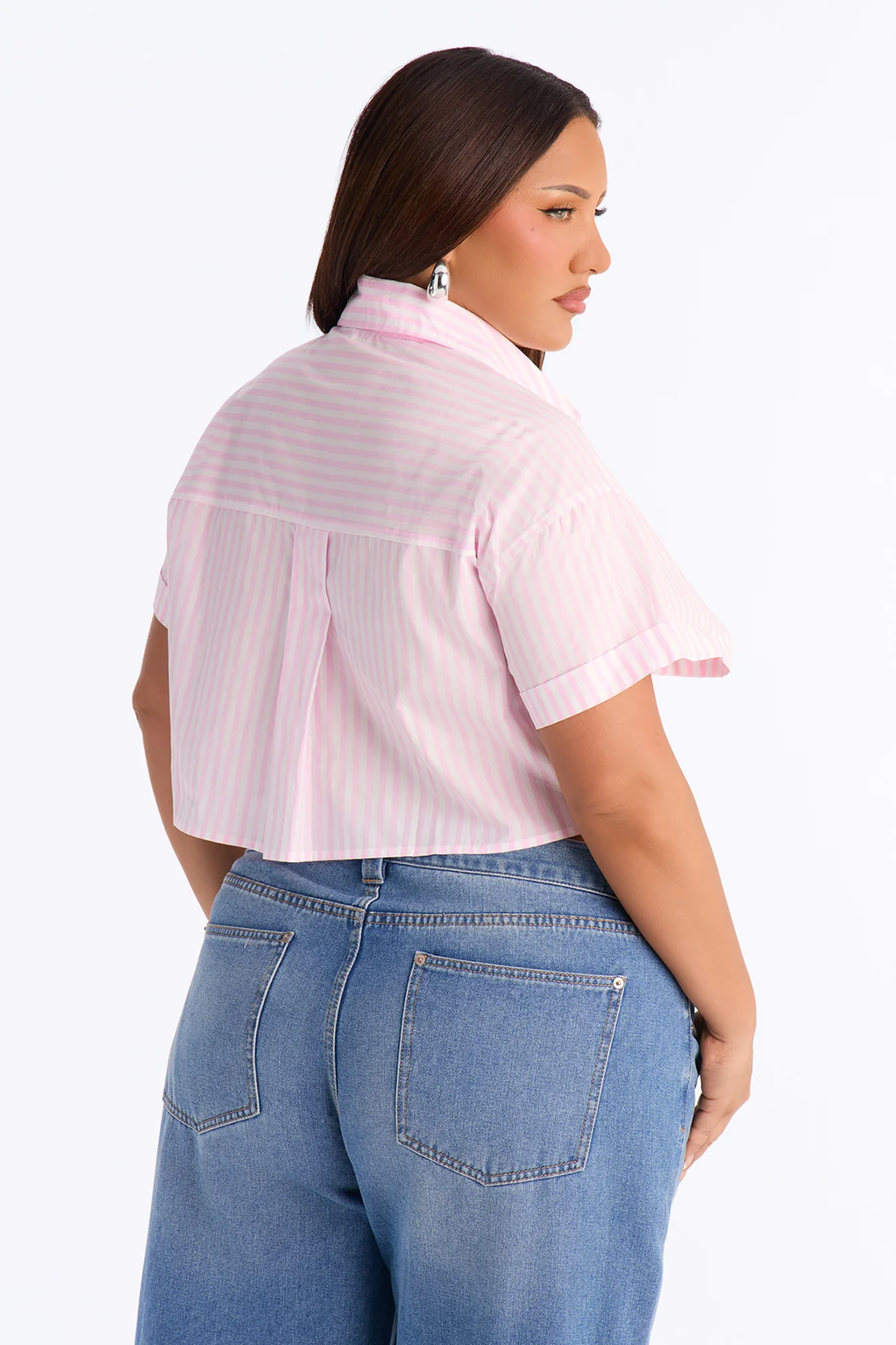 Beachside Babe Striped Shirt - Pink/combo - Image 8