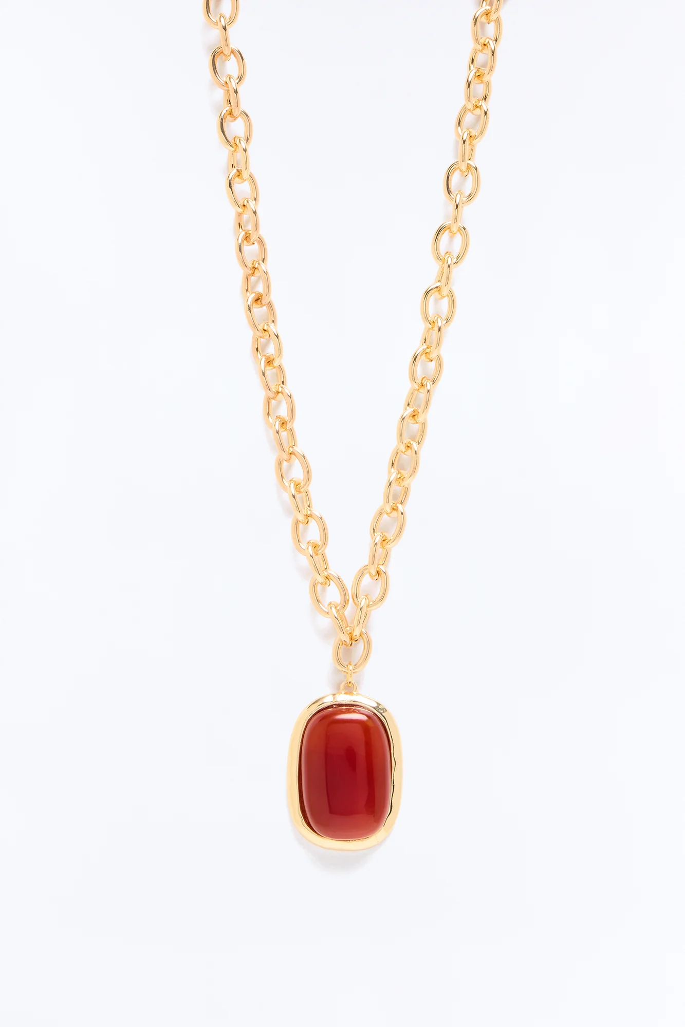 Beauty Beholder Necklace - Gold/Brown - Image 3