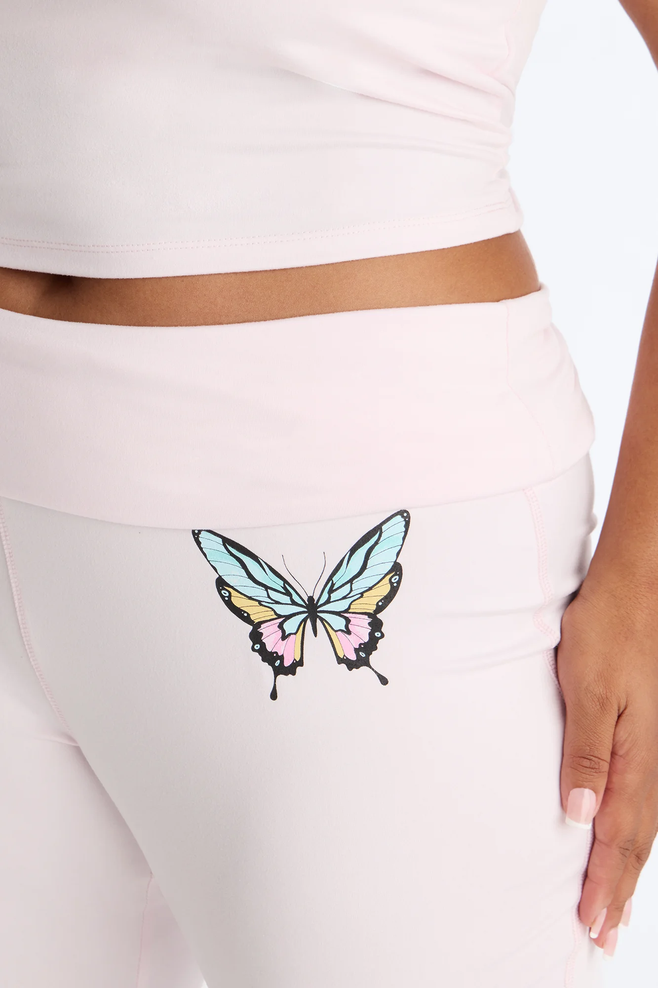 Blooming Love Tube Top Pant Set - Pink - Image 8