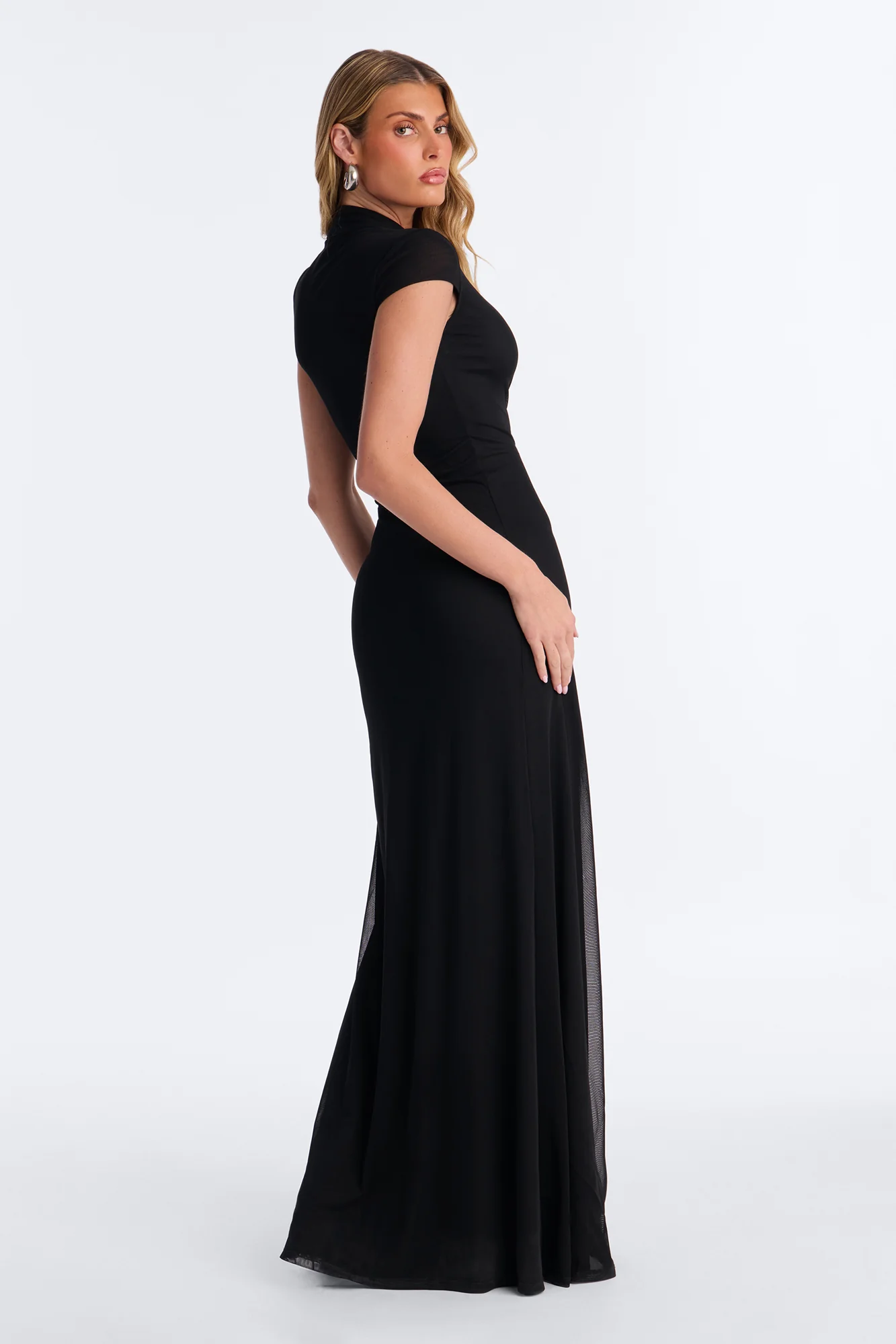 Body Talk Hook and Eye Maxi Dress - Black - Image 4