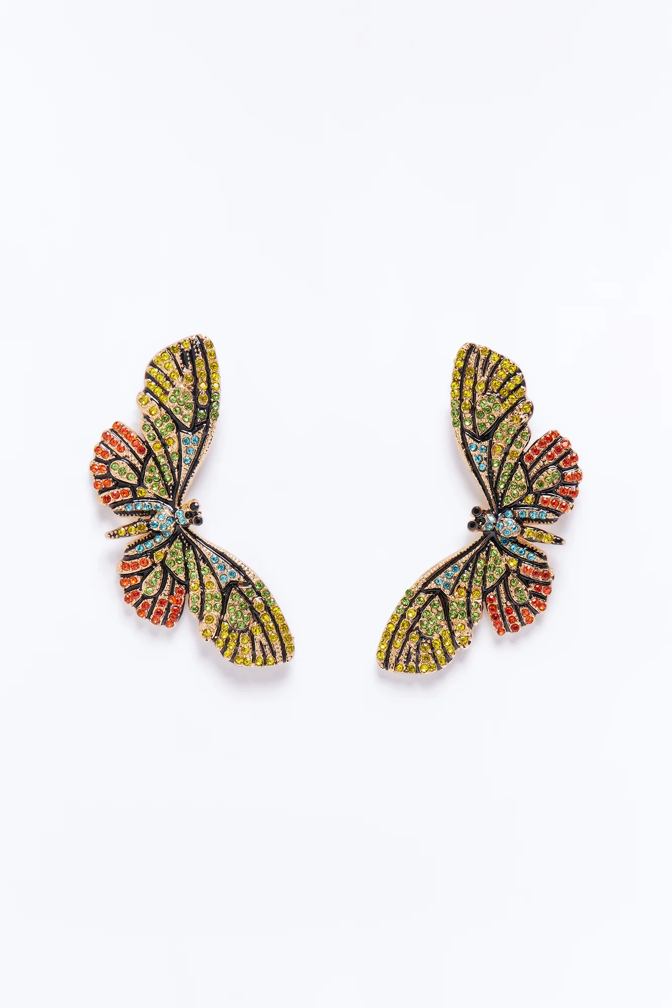 Born To Inspire Butterfly Earrings - Multi Color