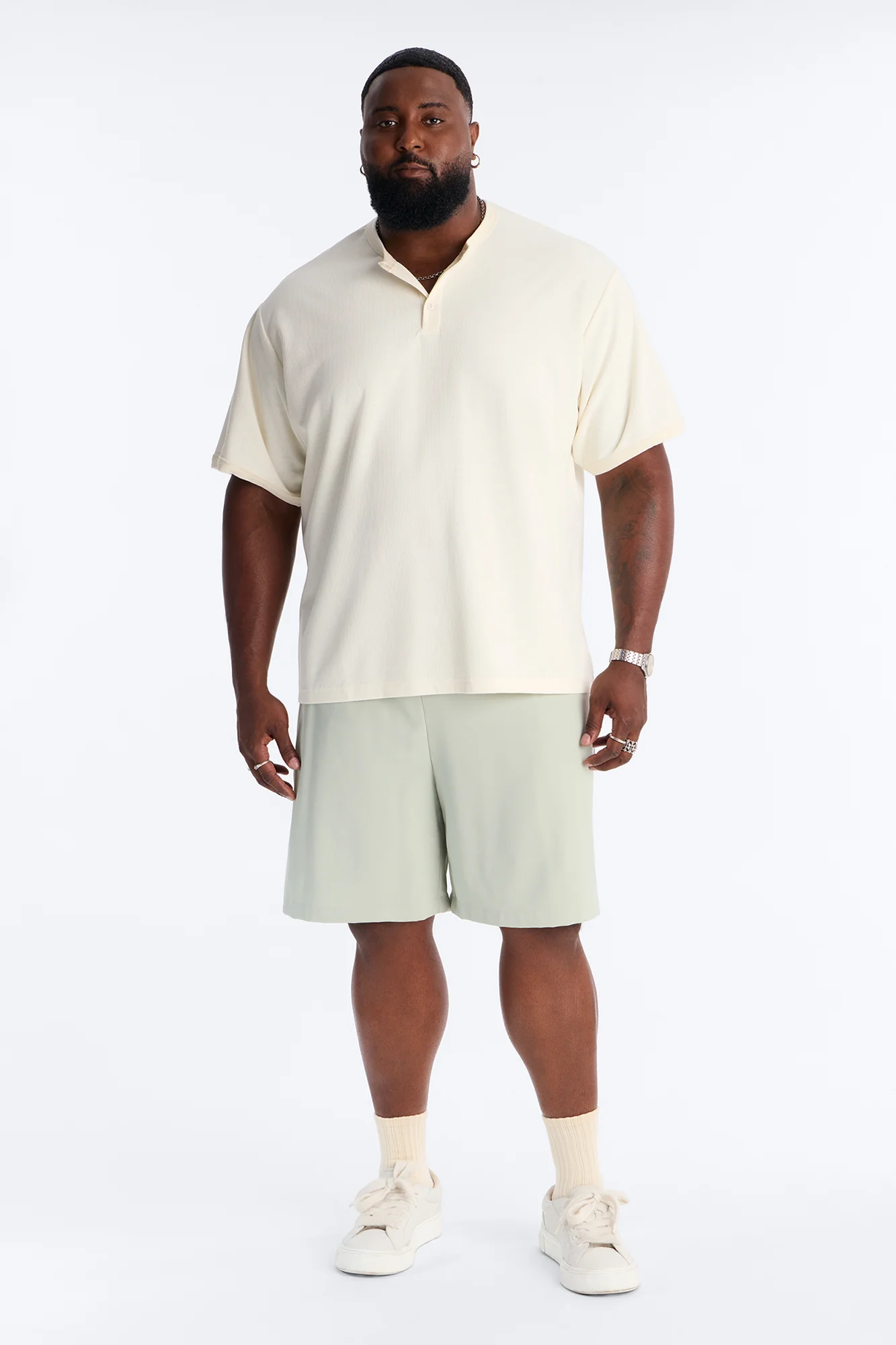 Botanical Relaxed Short - Mint - Image 6