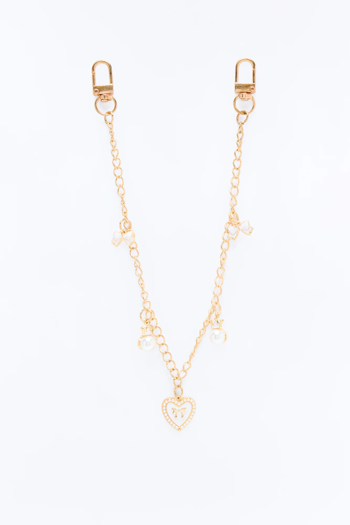 Bow To The Queen Handbag Chain - Gold - Image 2