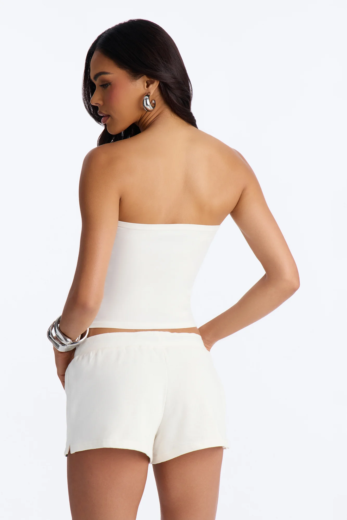Brazil Soccer Tube Top - White - Image 4