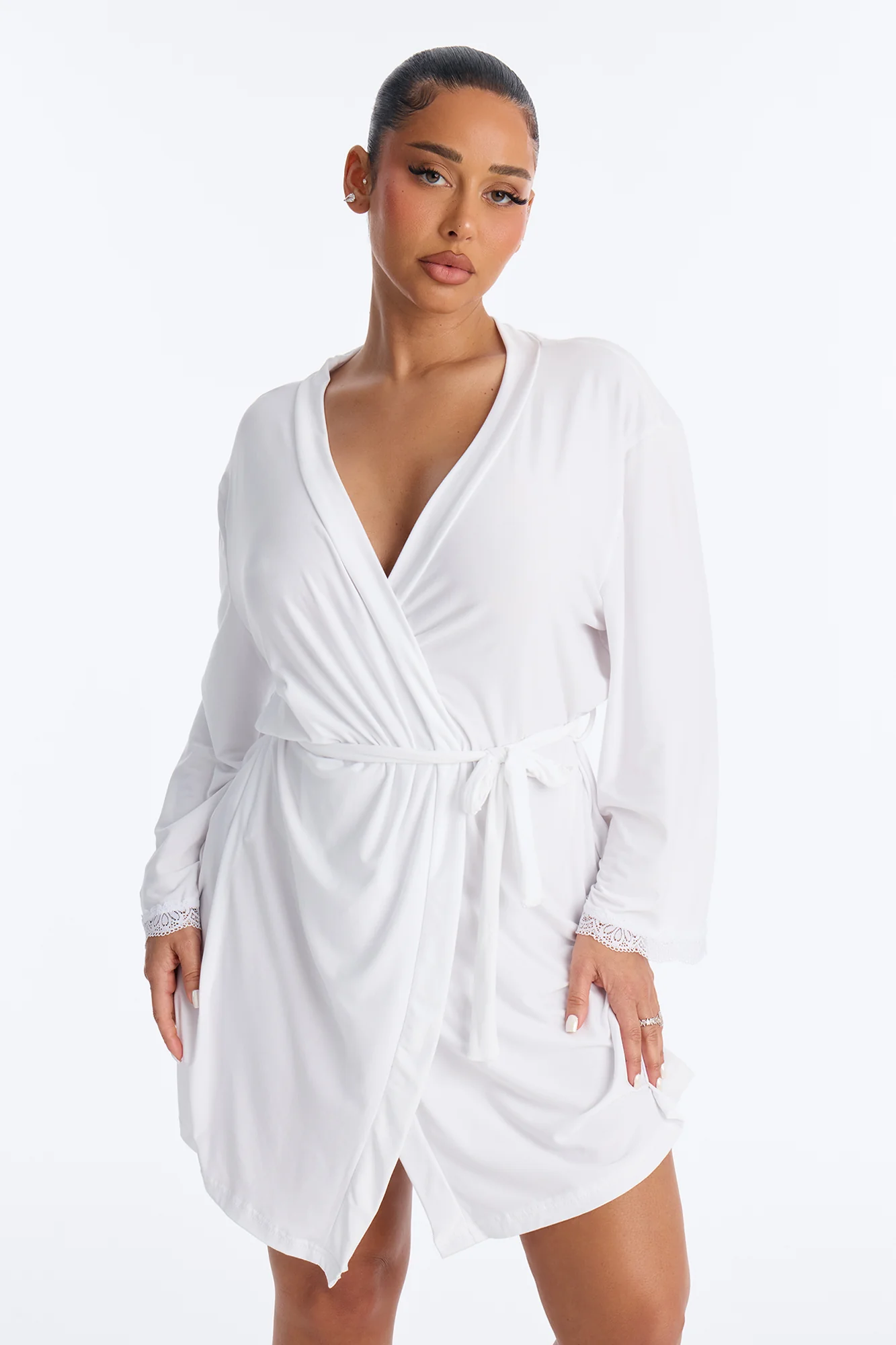 Bride Needs A Martini Robe - White - Image 2