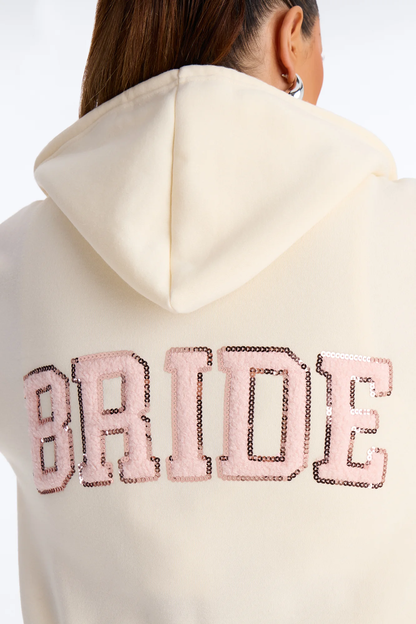 Bride To Be Fleece Pant Set - White/Pink - Image 8