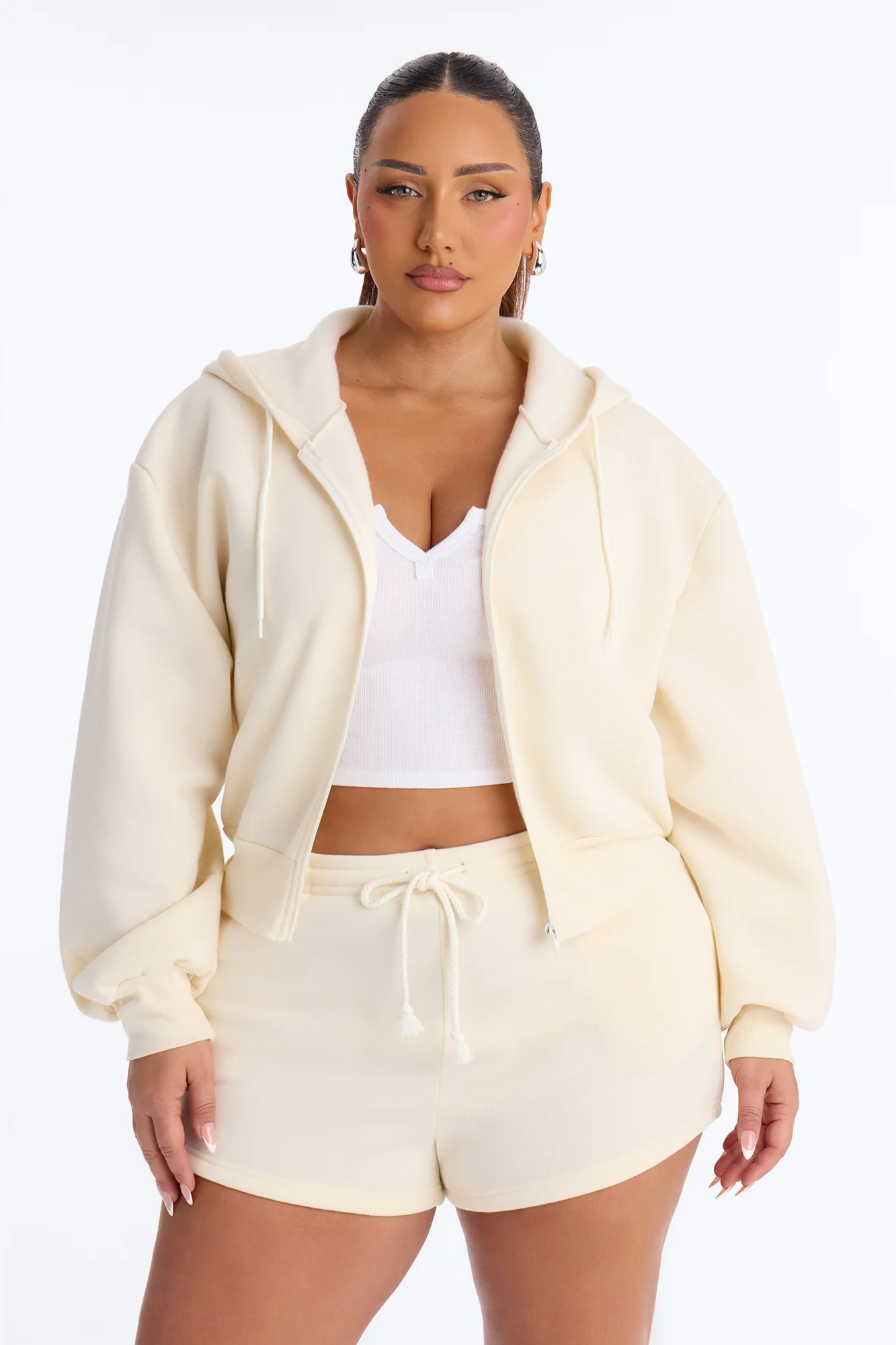 Bride To Be Fleece Short Set - White/Pink - Image 8