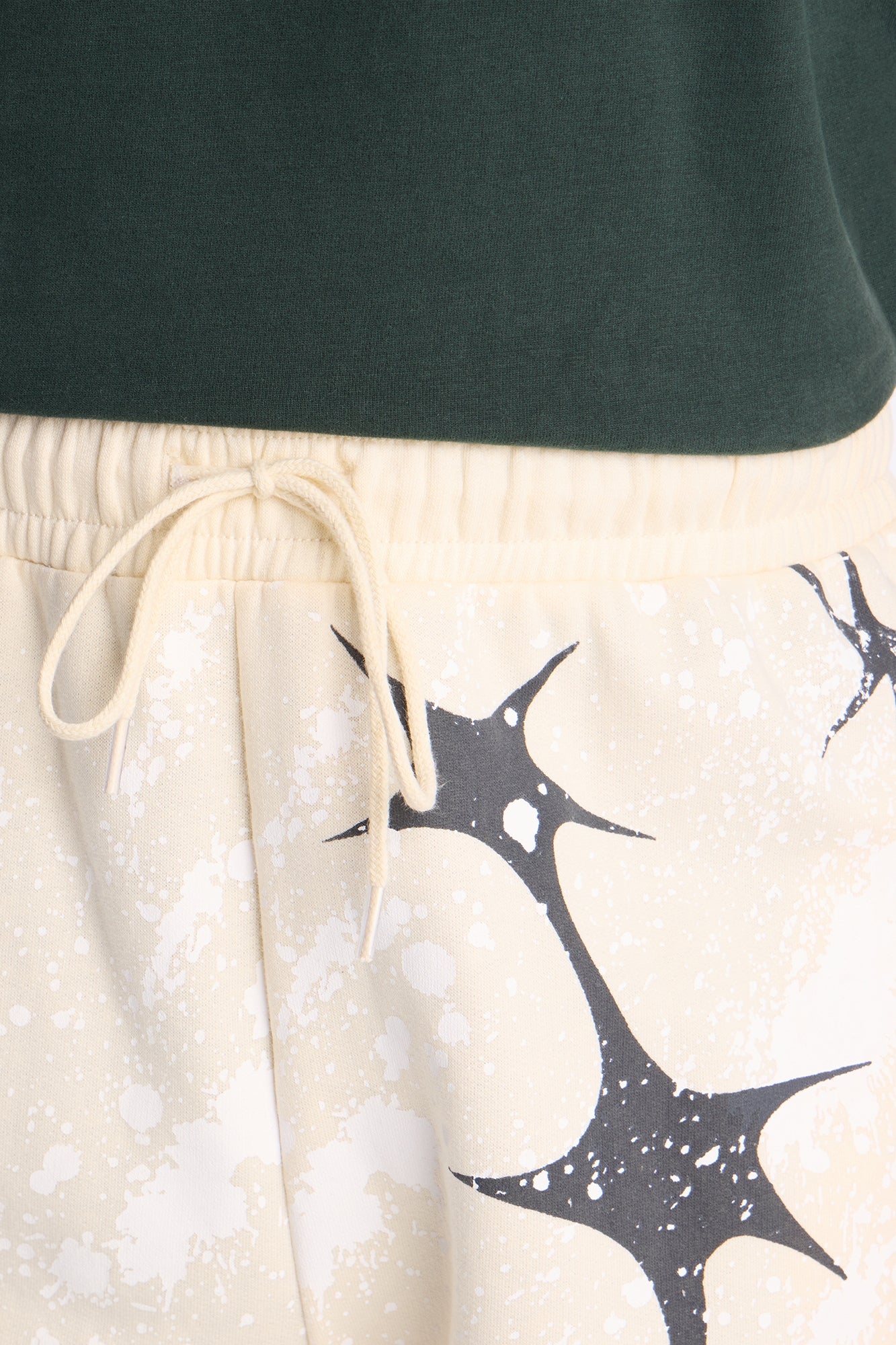 Broken And Gone Sweatshorts - Cream - Image 4