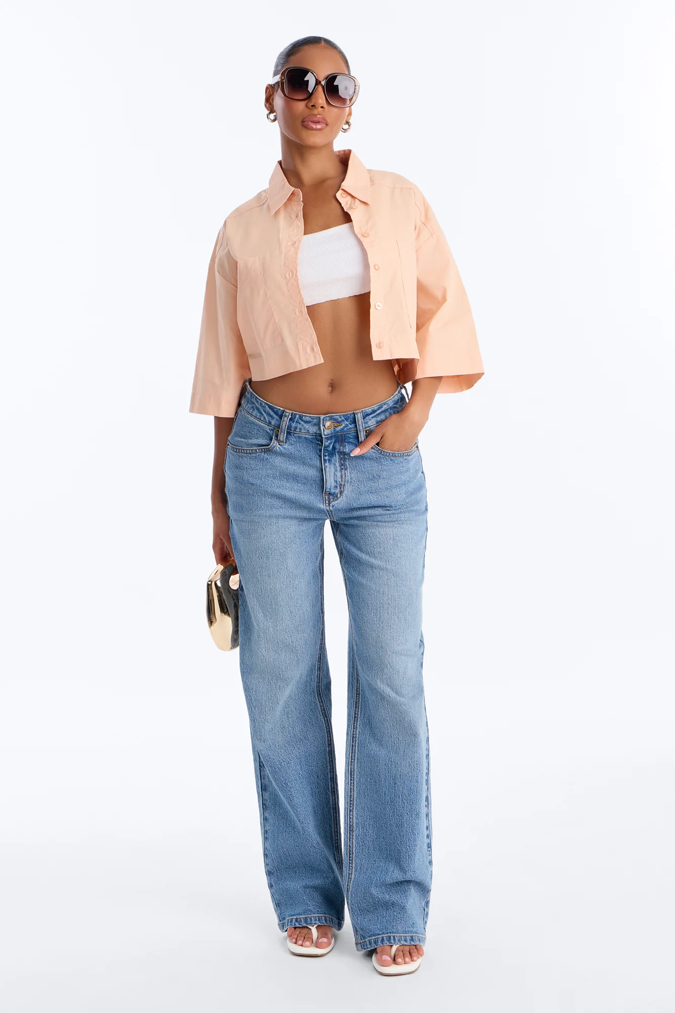 Busy Weekends Poplin Shirt - Peach - Image 2