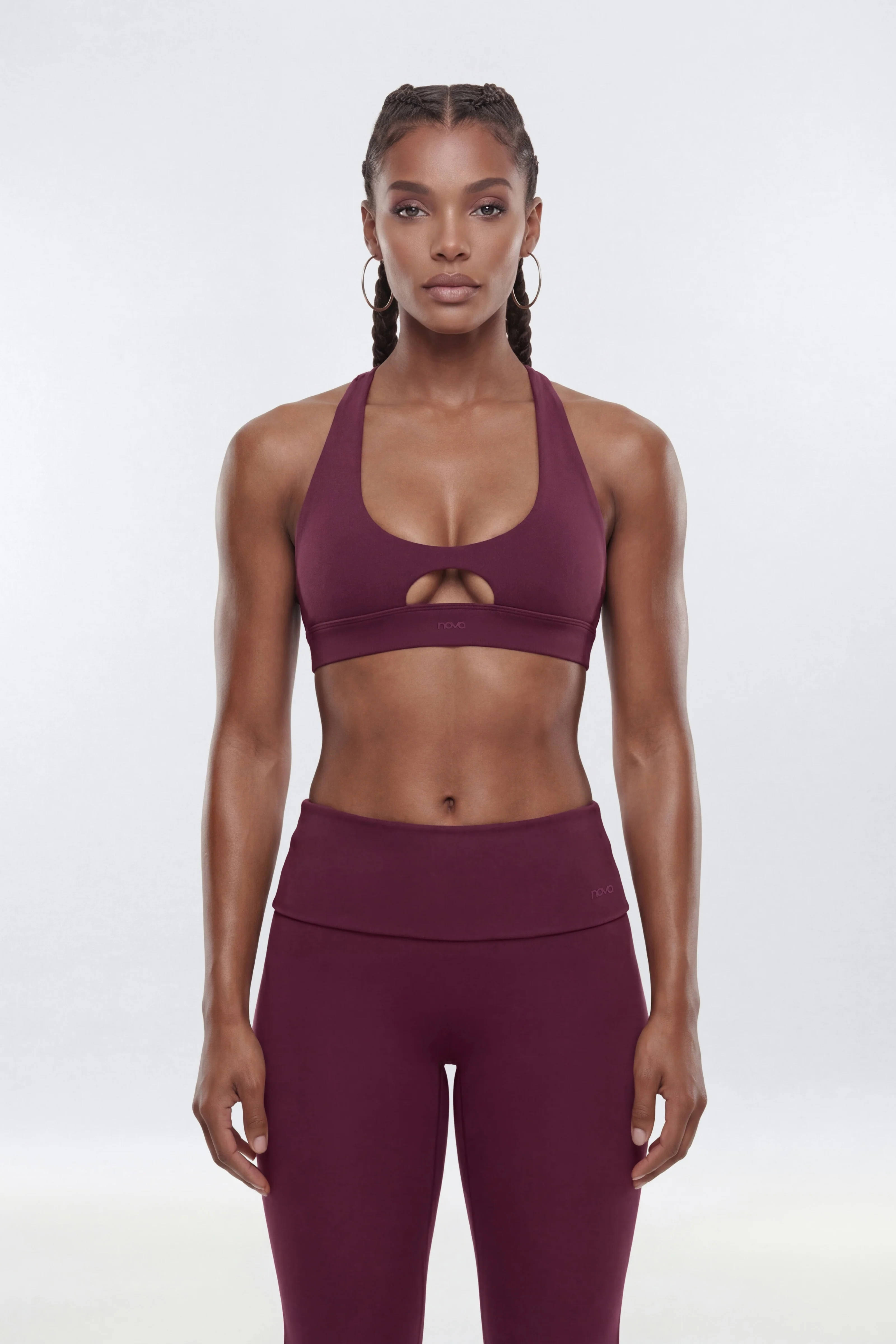 ButterSoft X Back Sports Bra - Merlot