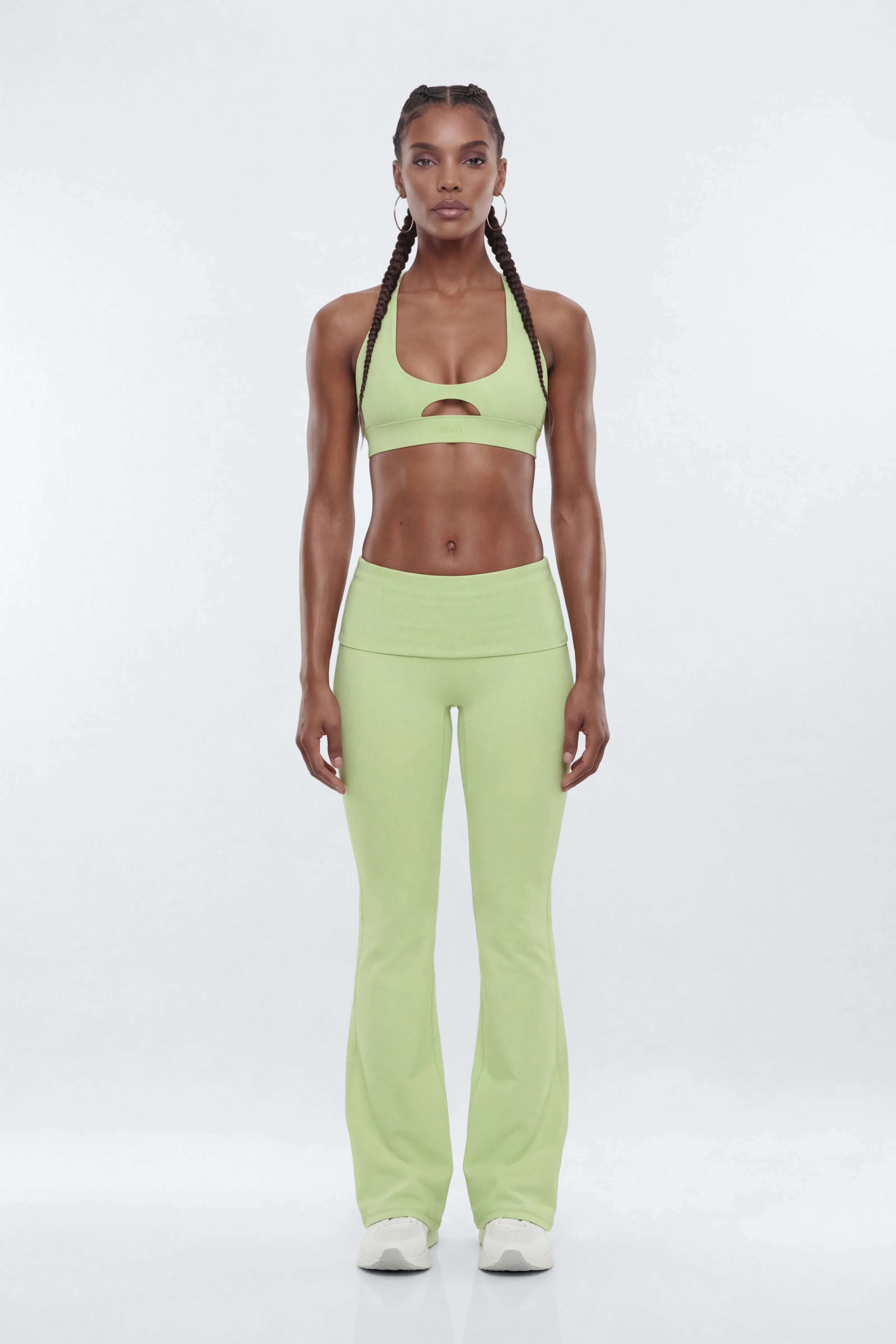 ButterSoft X Back Sports Bra - Pistachio - Image 4
