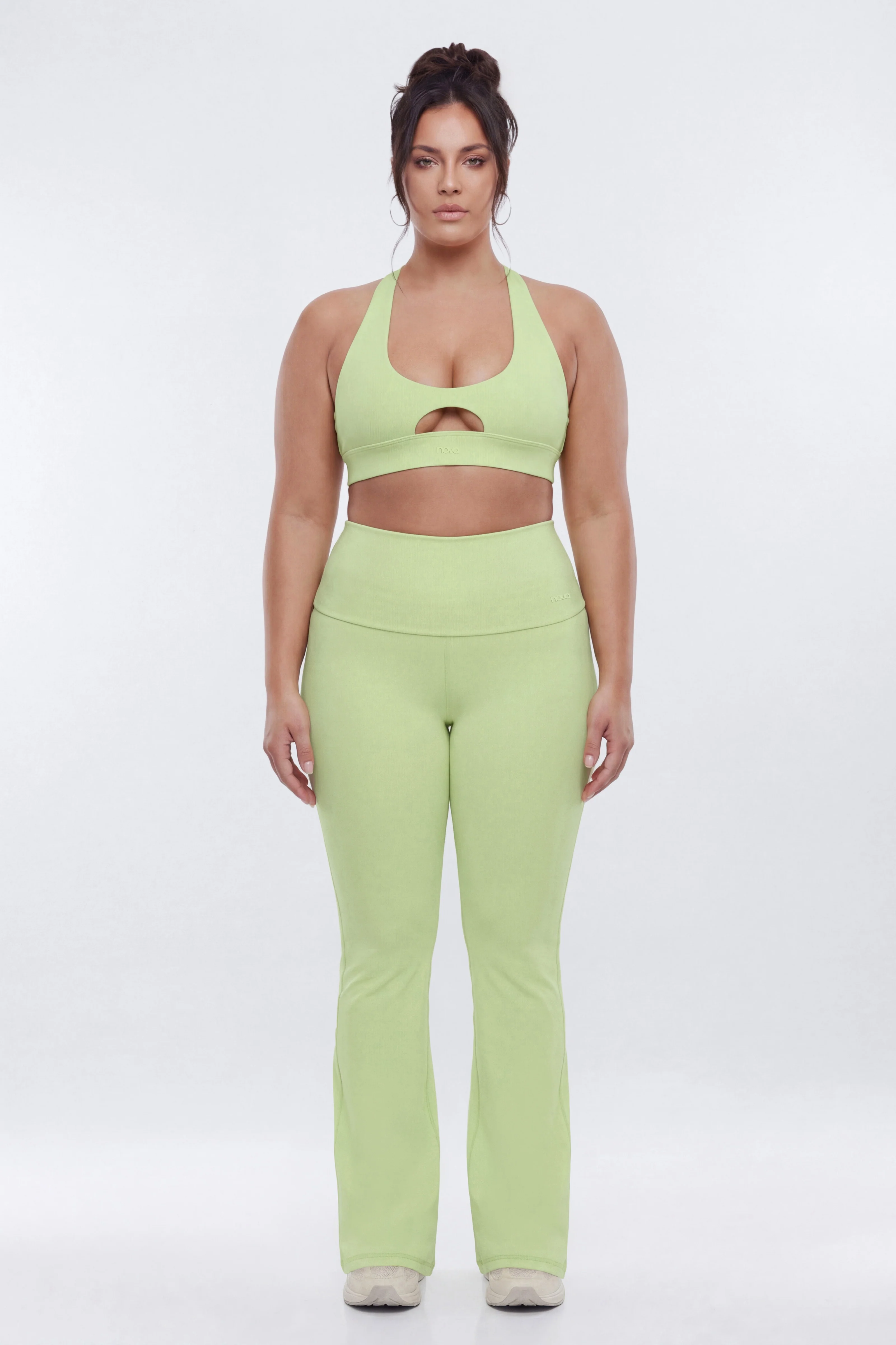 ButterSoft X Back Sports Bra - Pistachio - Image 7