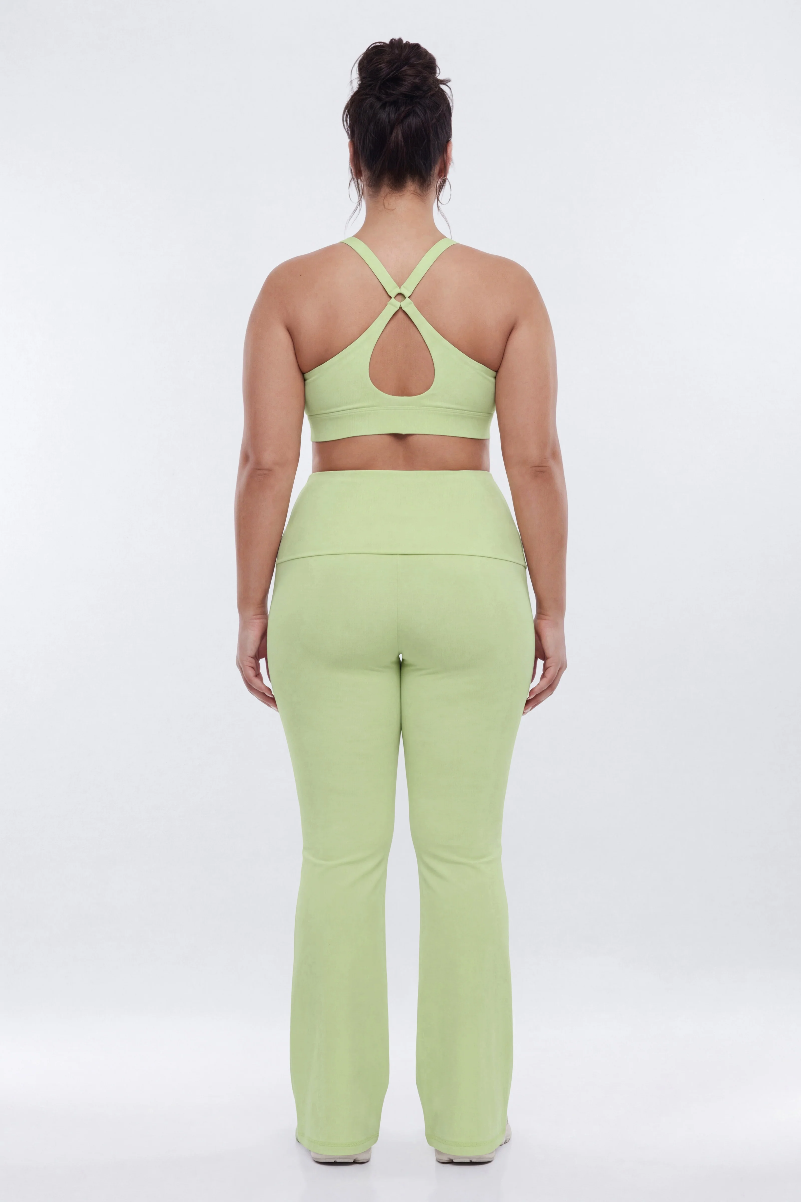 ButterSoft X Back Sports Bra - Pistachio - Image 9