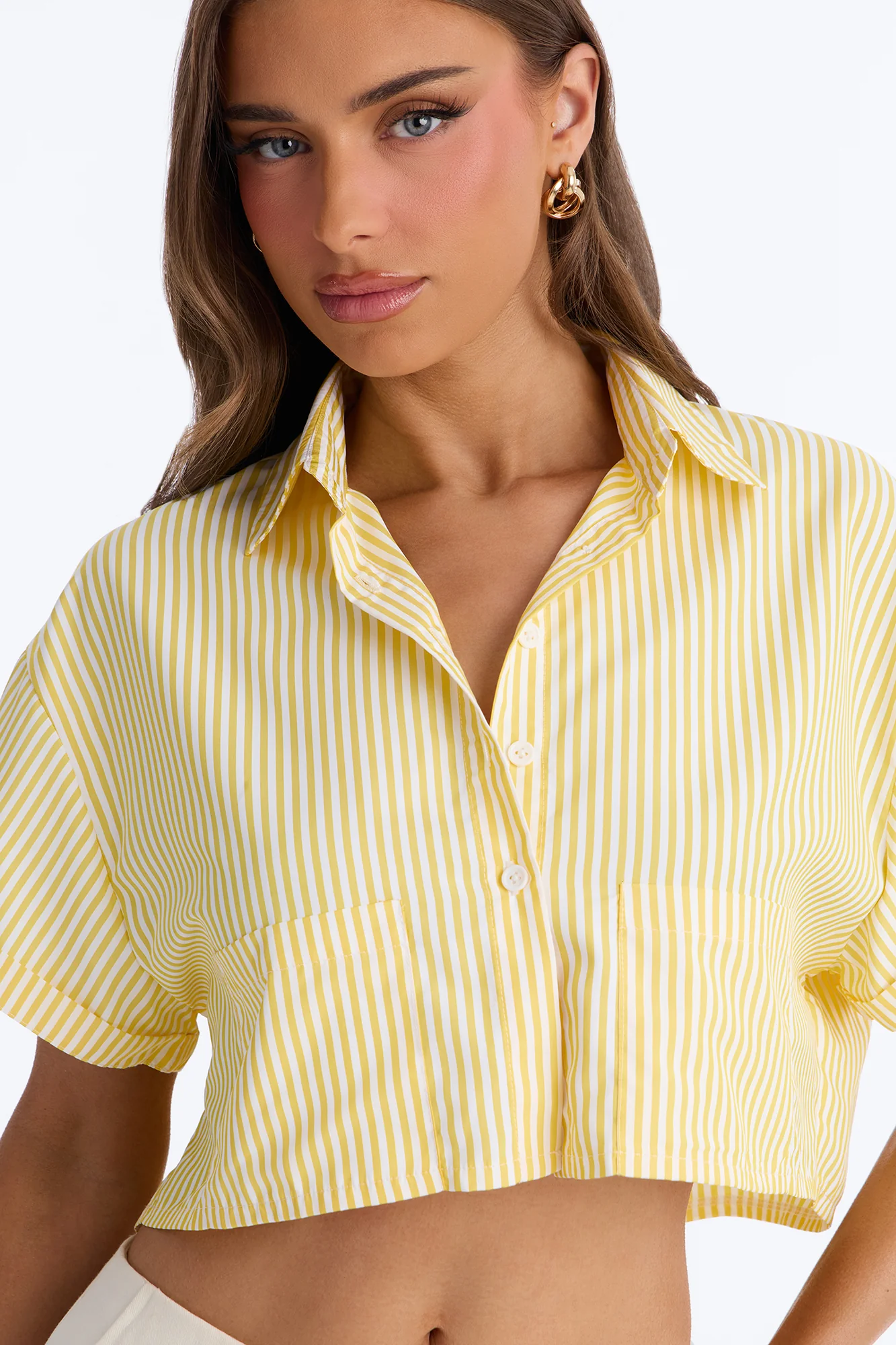 By The Bay Striped Shirt - Mustard/combo - Image 3