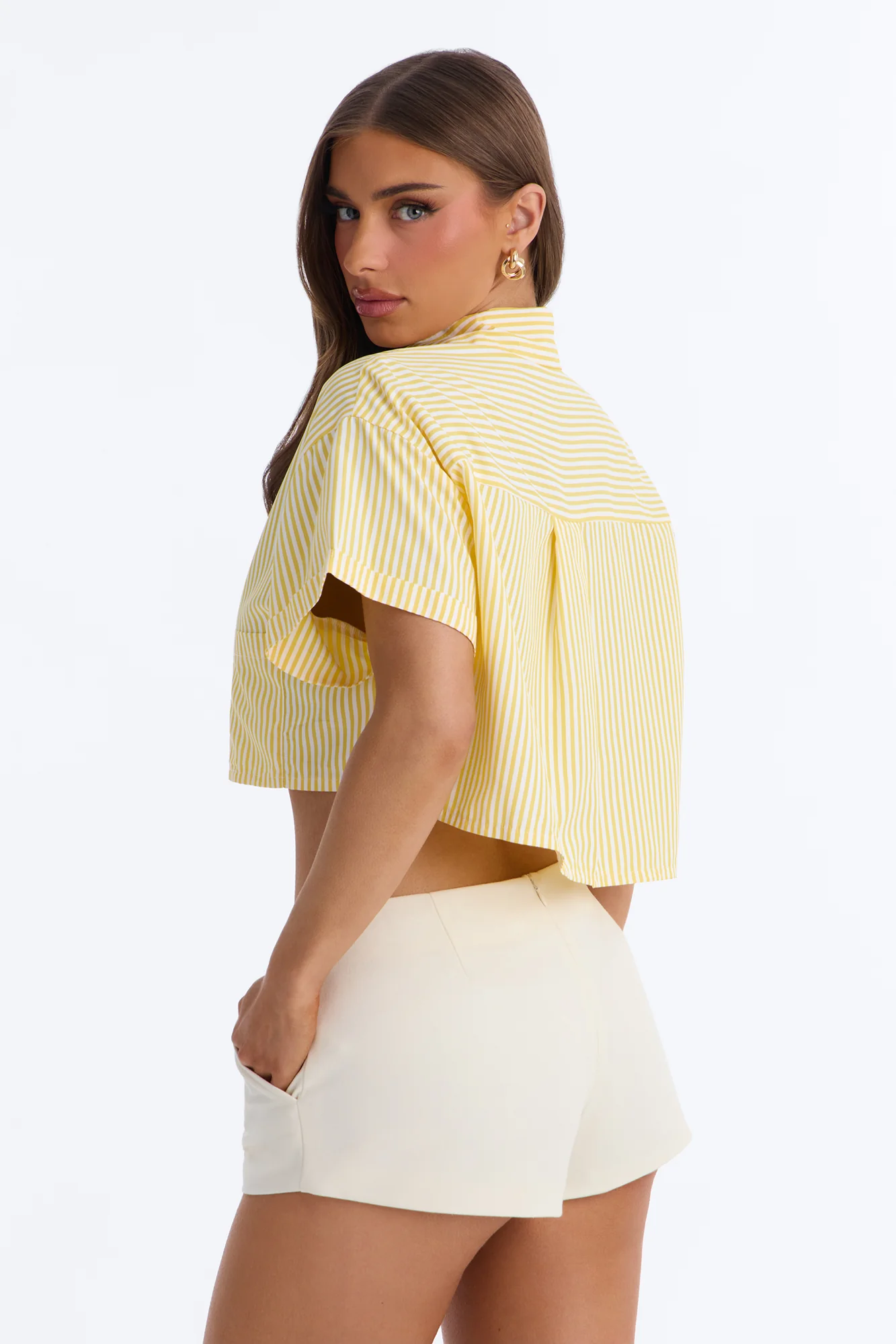 By The Bay Striped Shirt - Mustard/combo - Image 4
