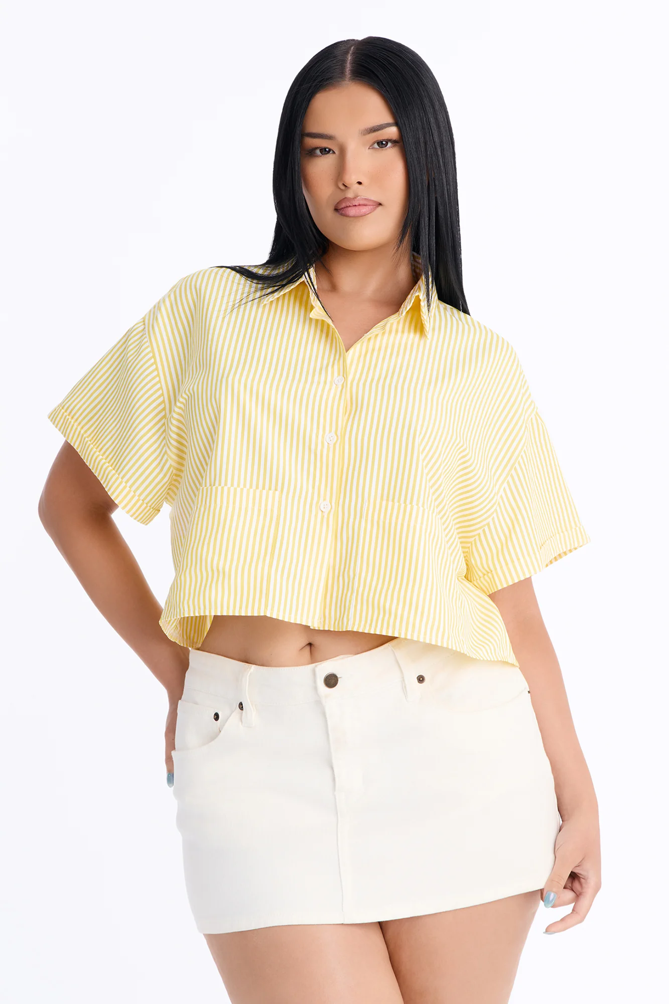 By The Bay Striped Shirt - Mustard/combo - Image 5