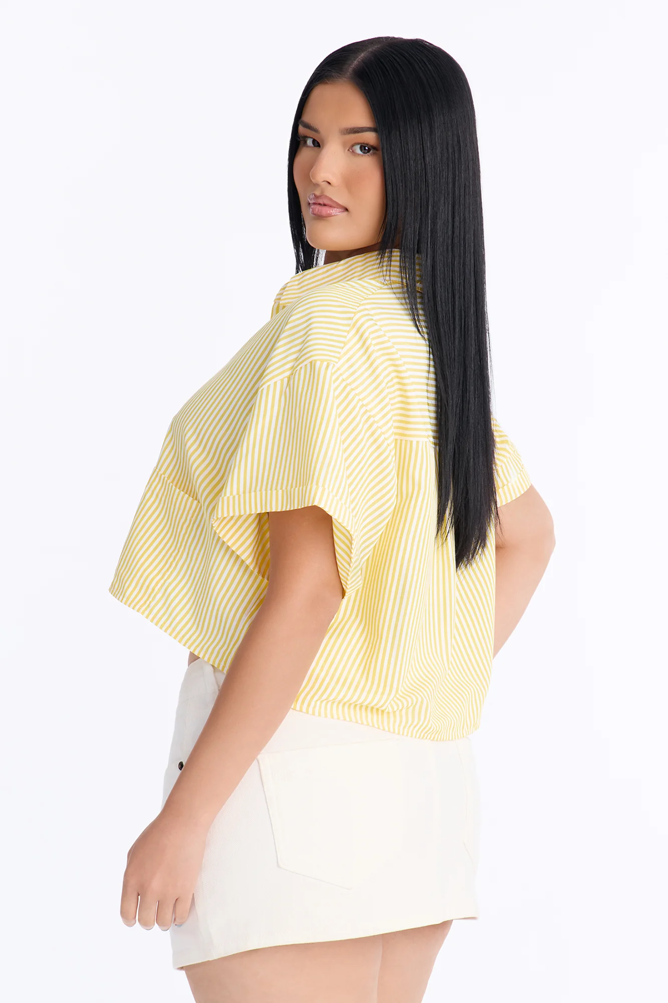 By The Bay Striped Shirt - Mustard/combo - Image 7