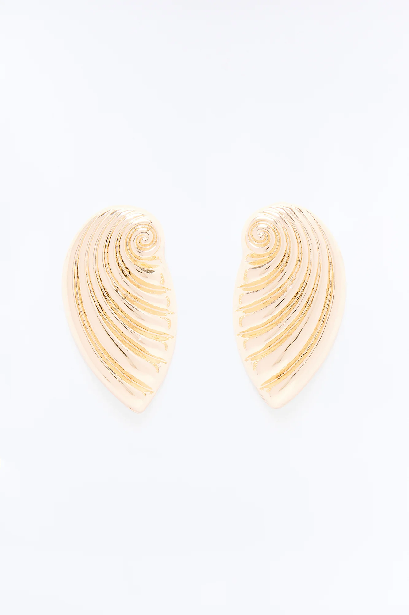 By The Shore Hardware Drop Earrings - Gold - Image 2