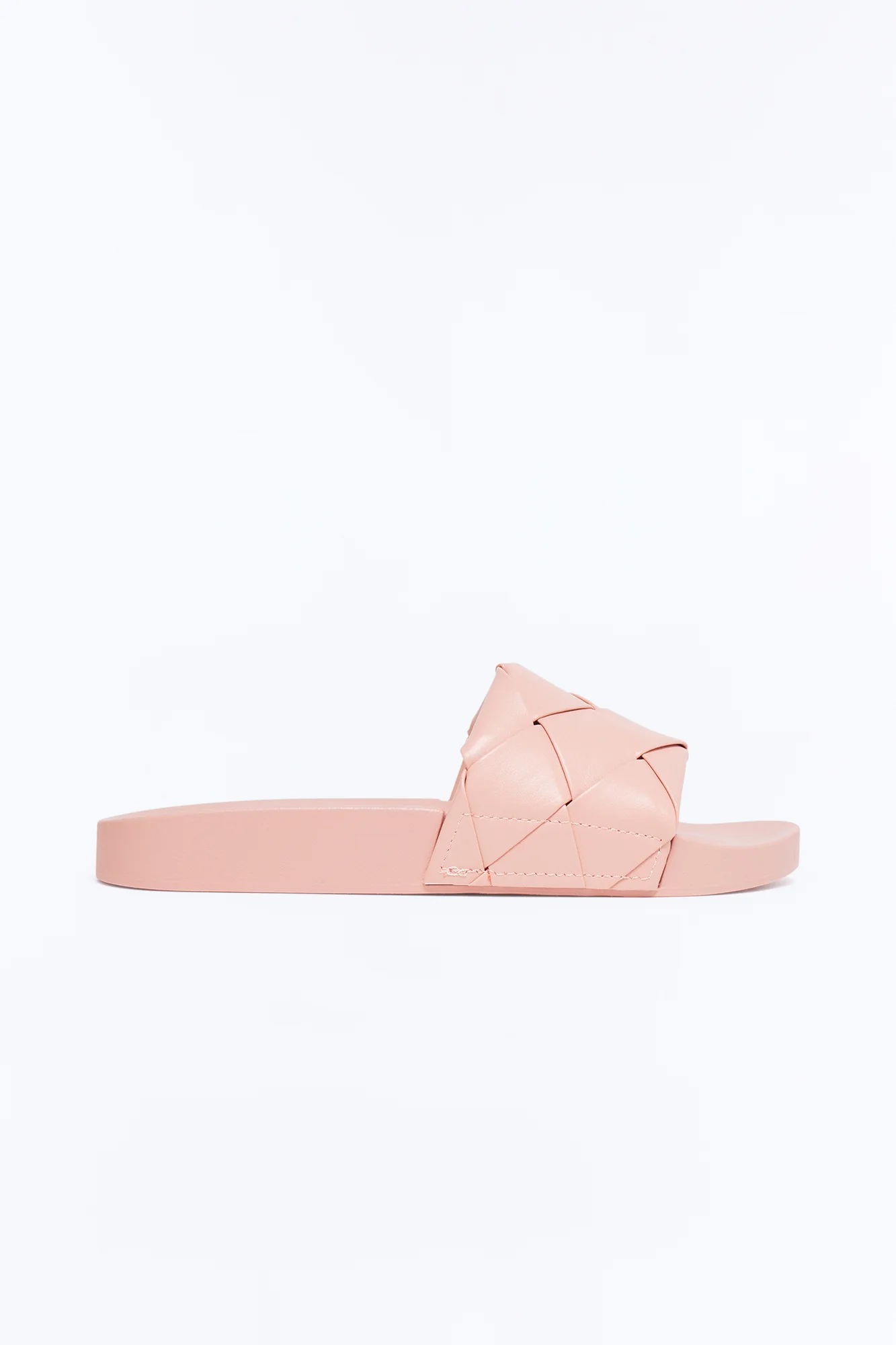 Caera Woven Strap Slides - Blush - Image 3