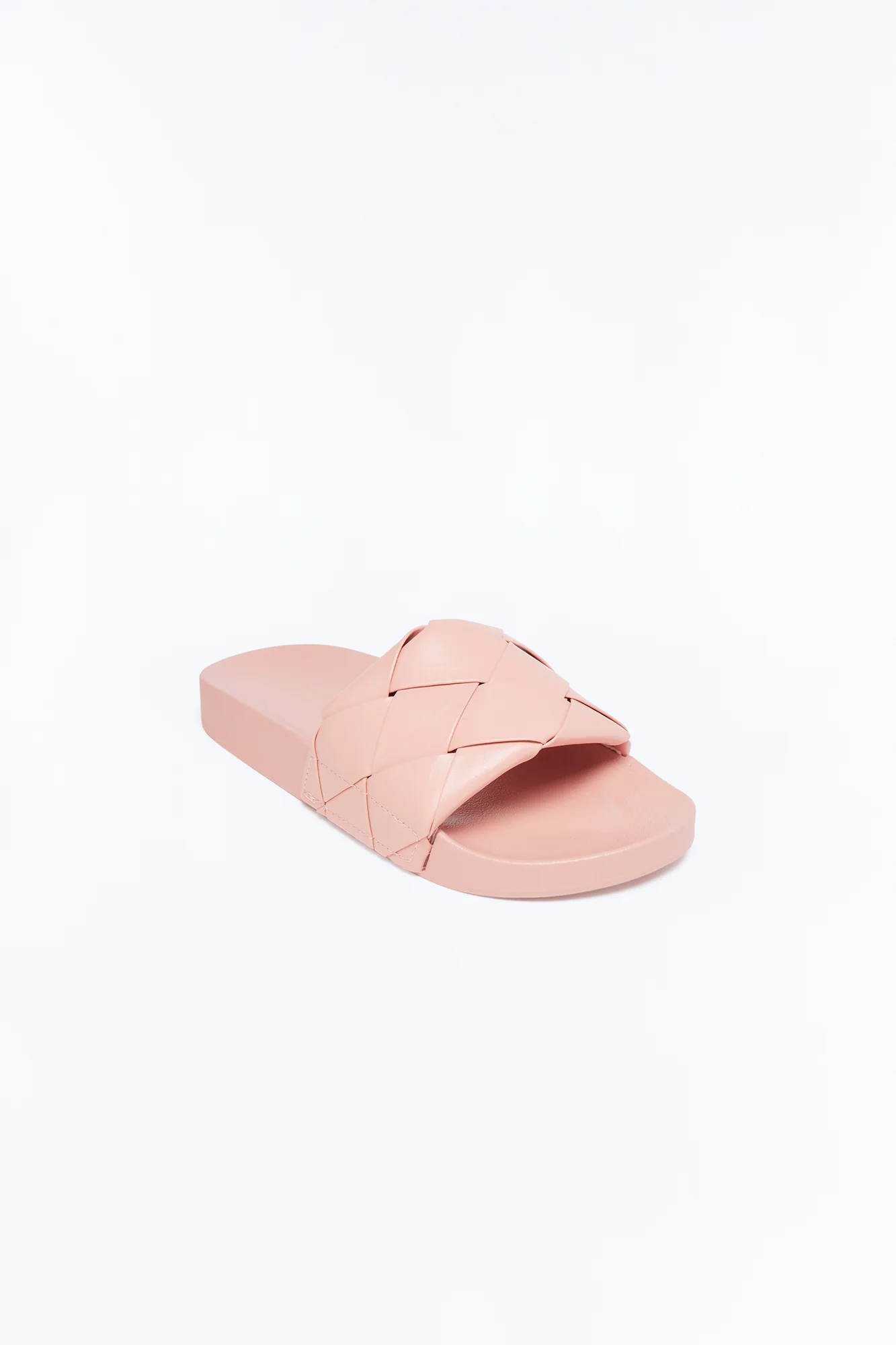Caera Woven Strap Slides - Blush - Image 4