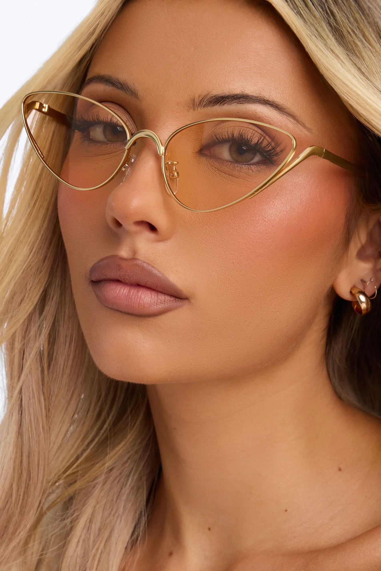 Cafe Dulce Sunglasses - Gold/Brown - Image 2