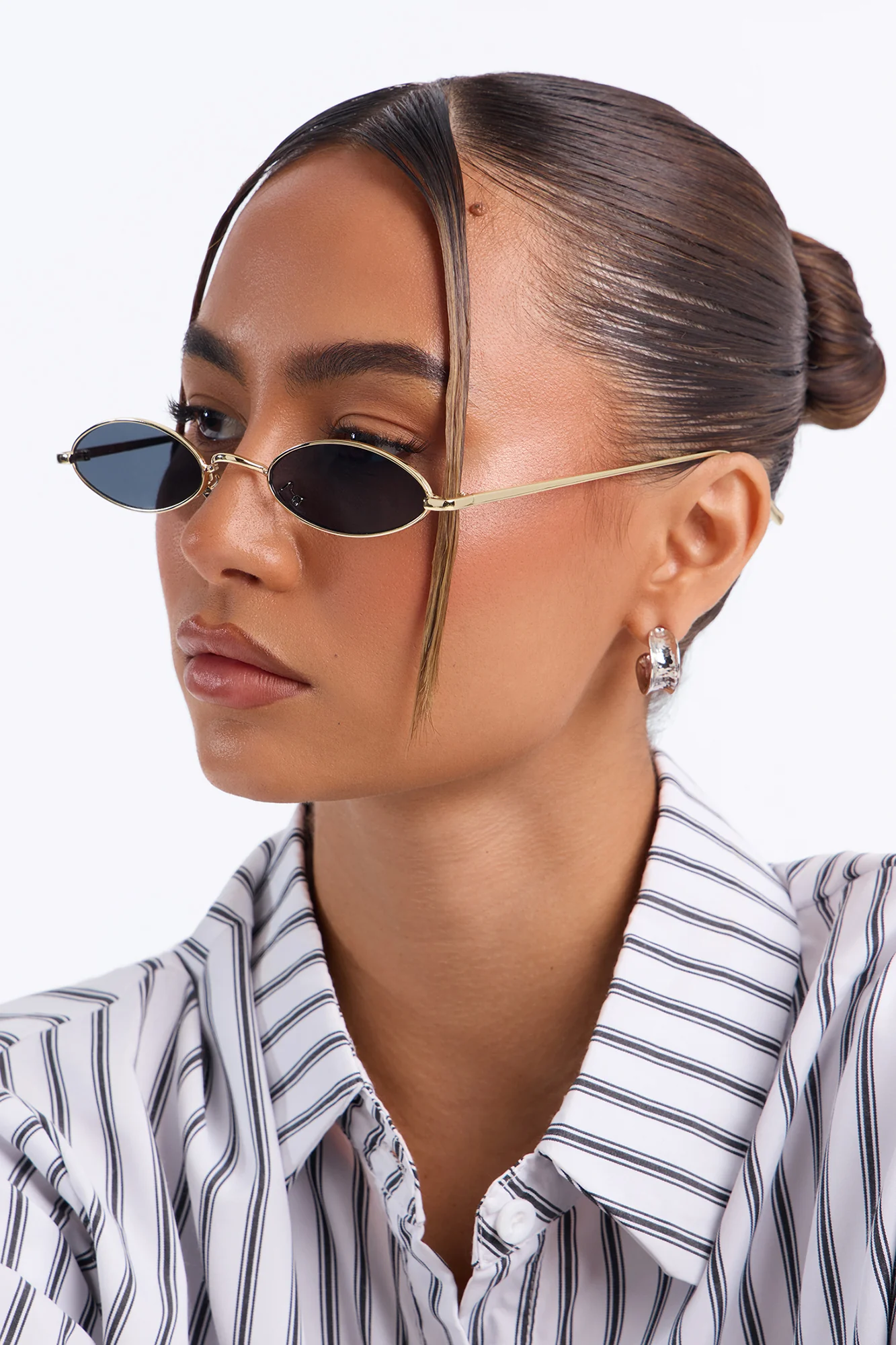 Cannes Getaway Sunglasses - Gold/Black - Image 2
