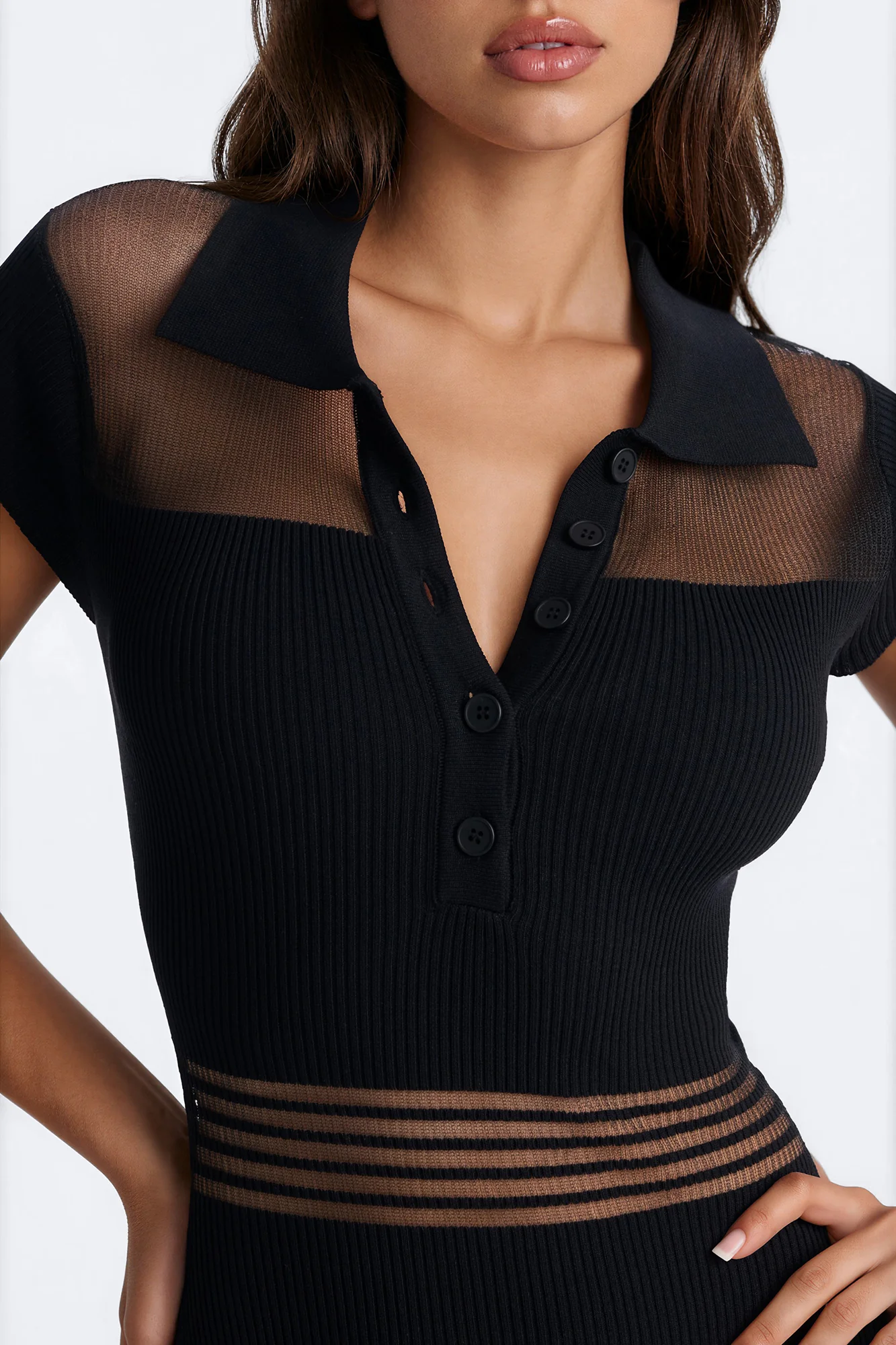 Carolynn Sweater Maxi Dress - Black - Image 3