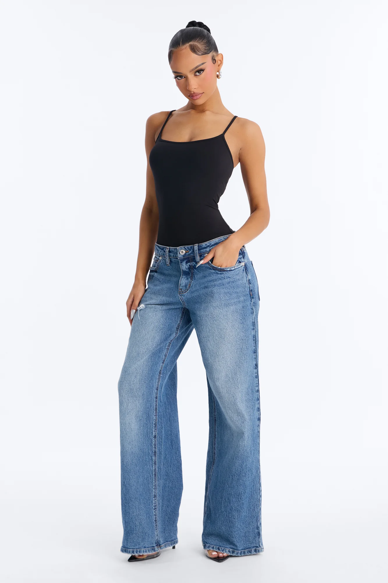Carrie Everyday Cami Top - Black