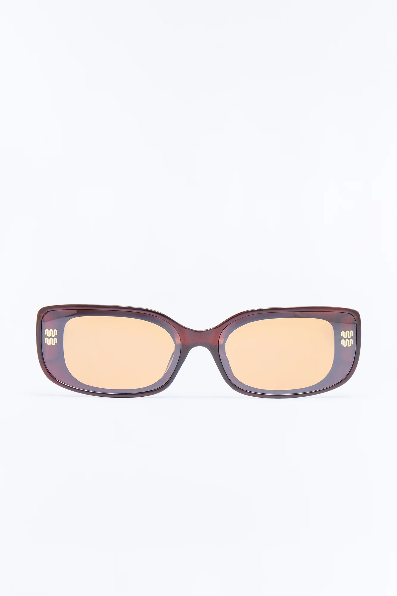 Catch Me If You Can Square Sunglasses - Brown - Image 3