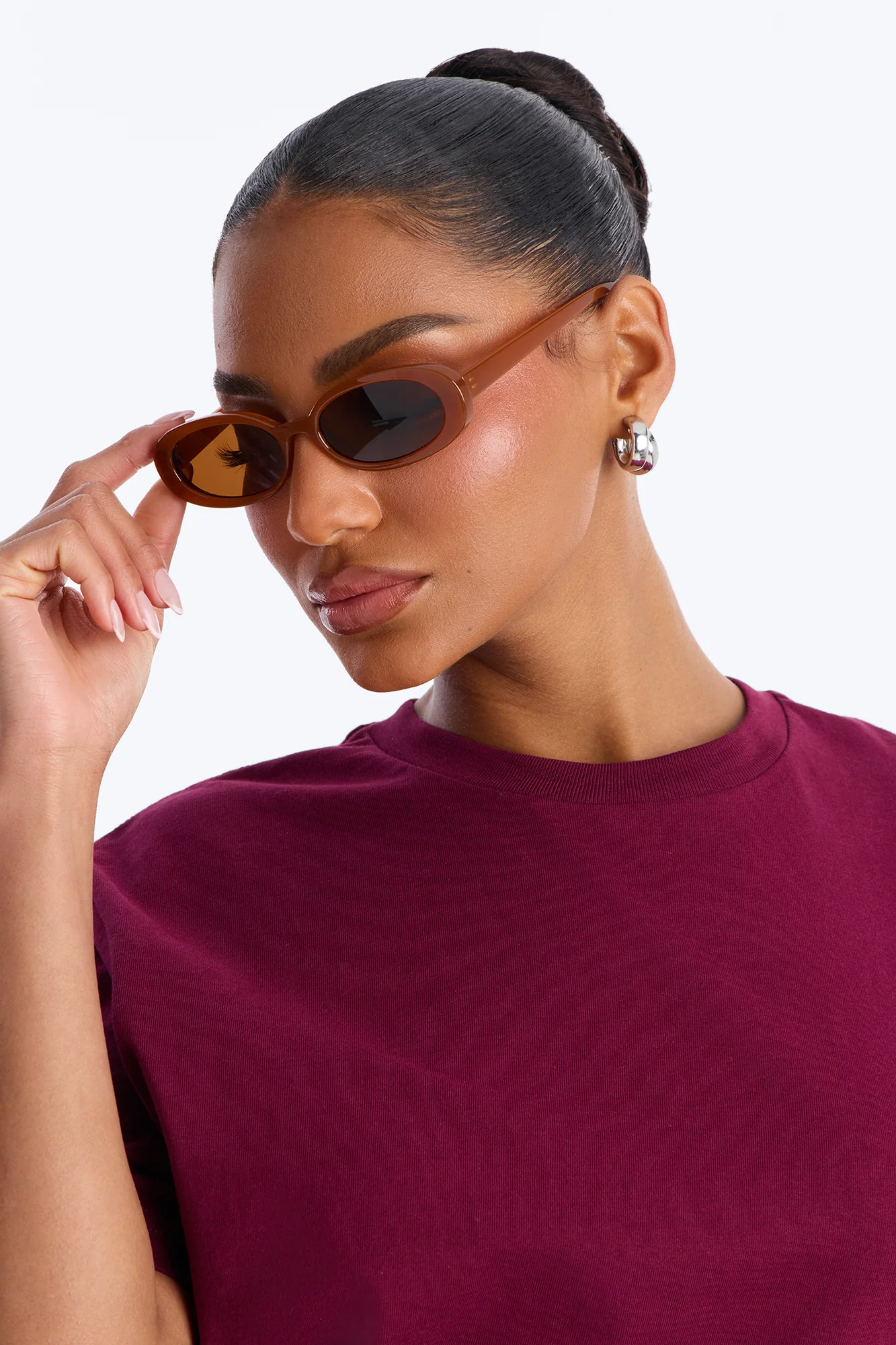 Cheeky Charlie Sunglasses - Brown - Image 2