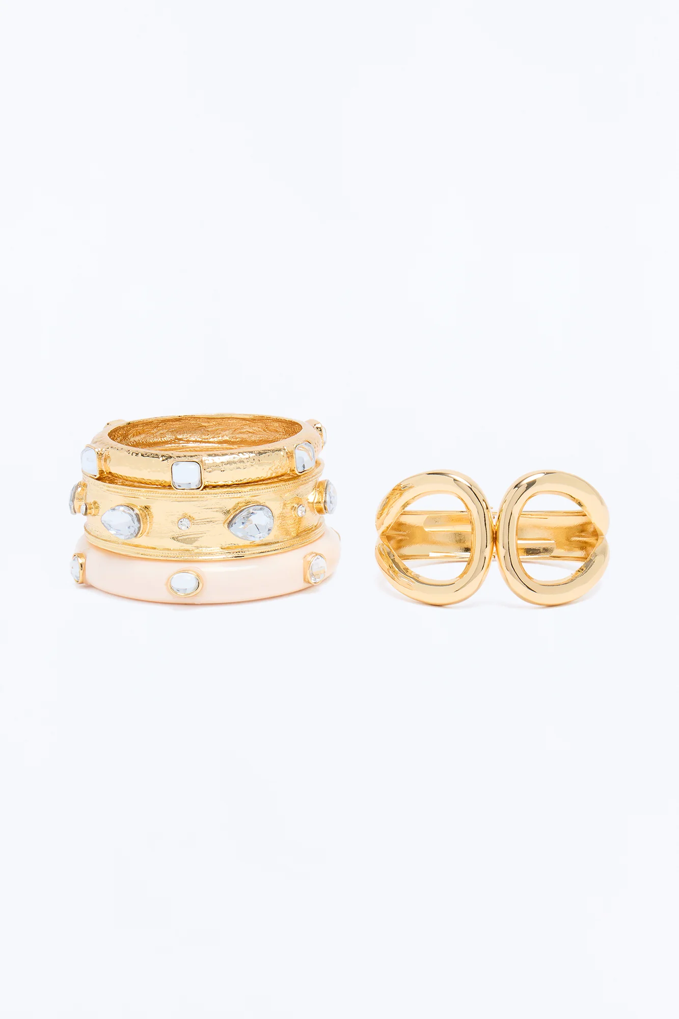 Cherished Treasure 4 Piece Bracelet Set - Gold - Image 3