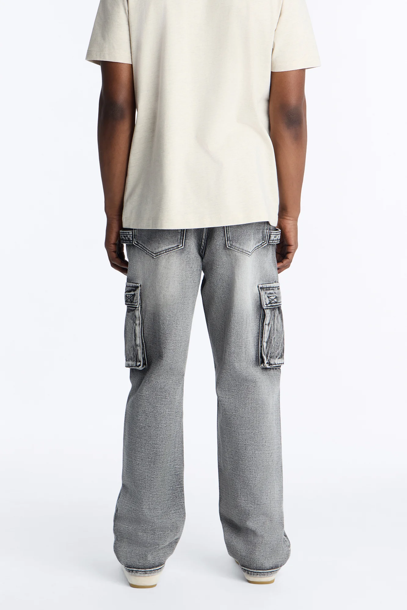 Chill Straight Cargo Jean - Grey - Image 4