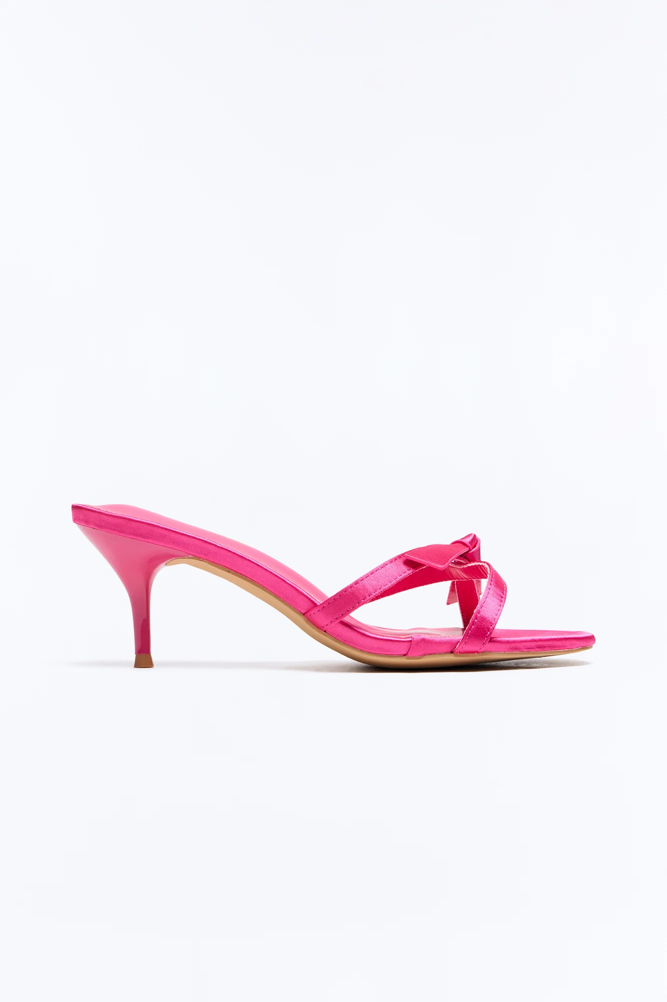 Claran Bow Heels - HotPink - Image 3