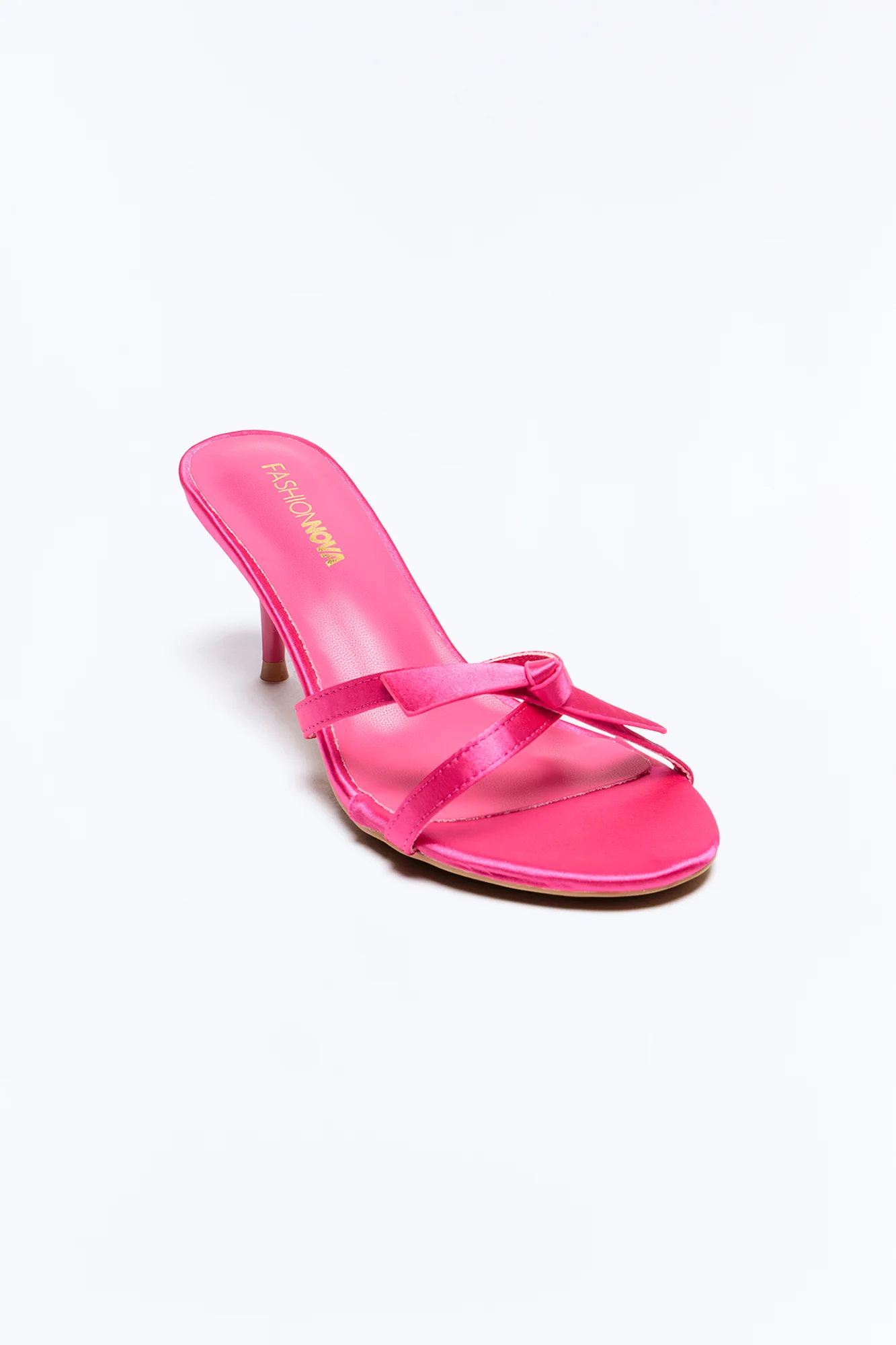 Claran Bow Heels - HotPink - Image 4