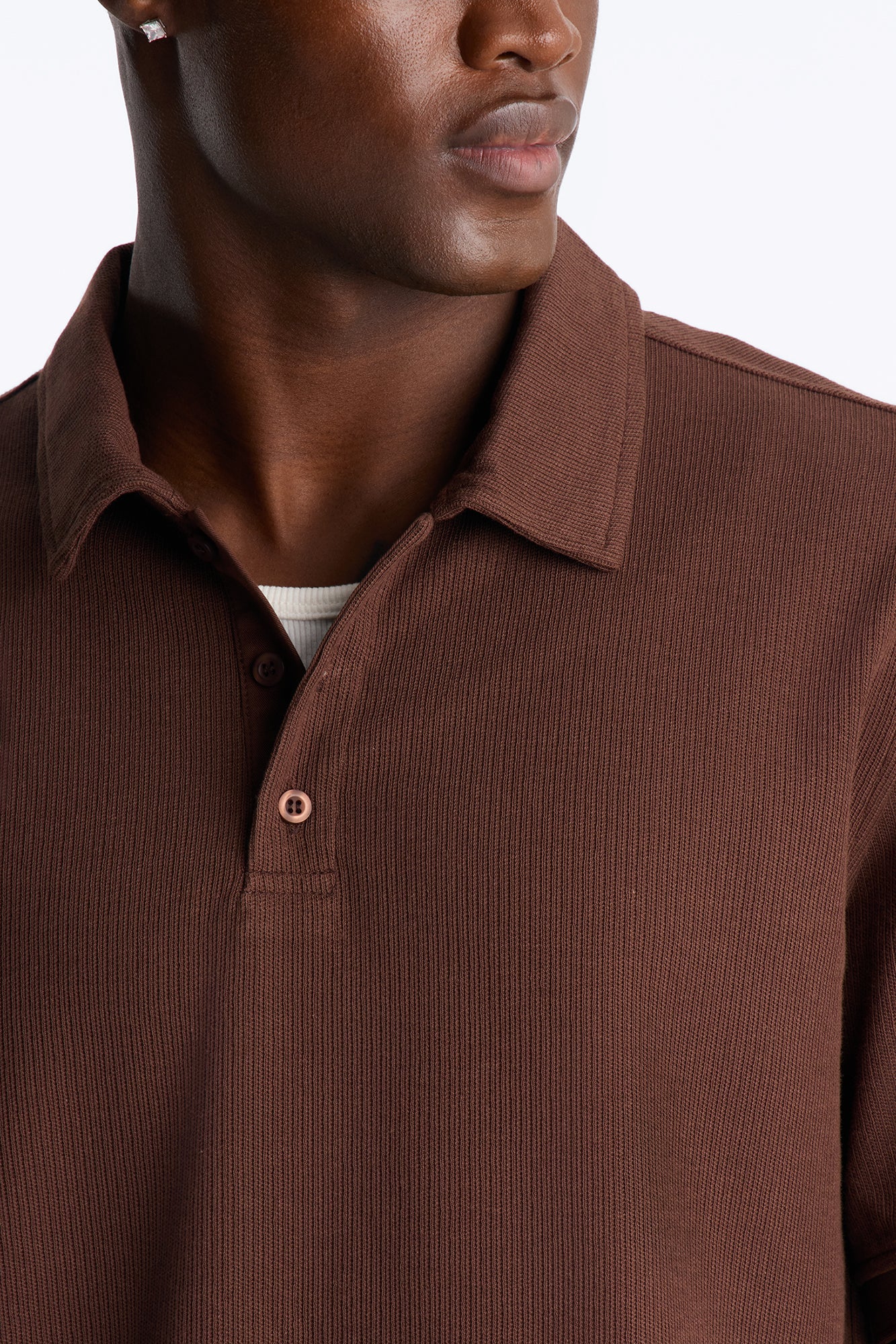 Classic Clean Finish Polo - Brown - Image 4