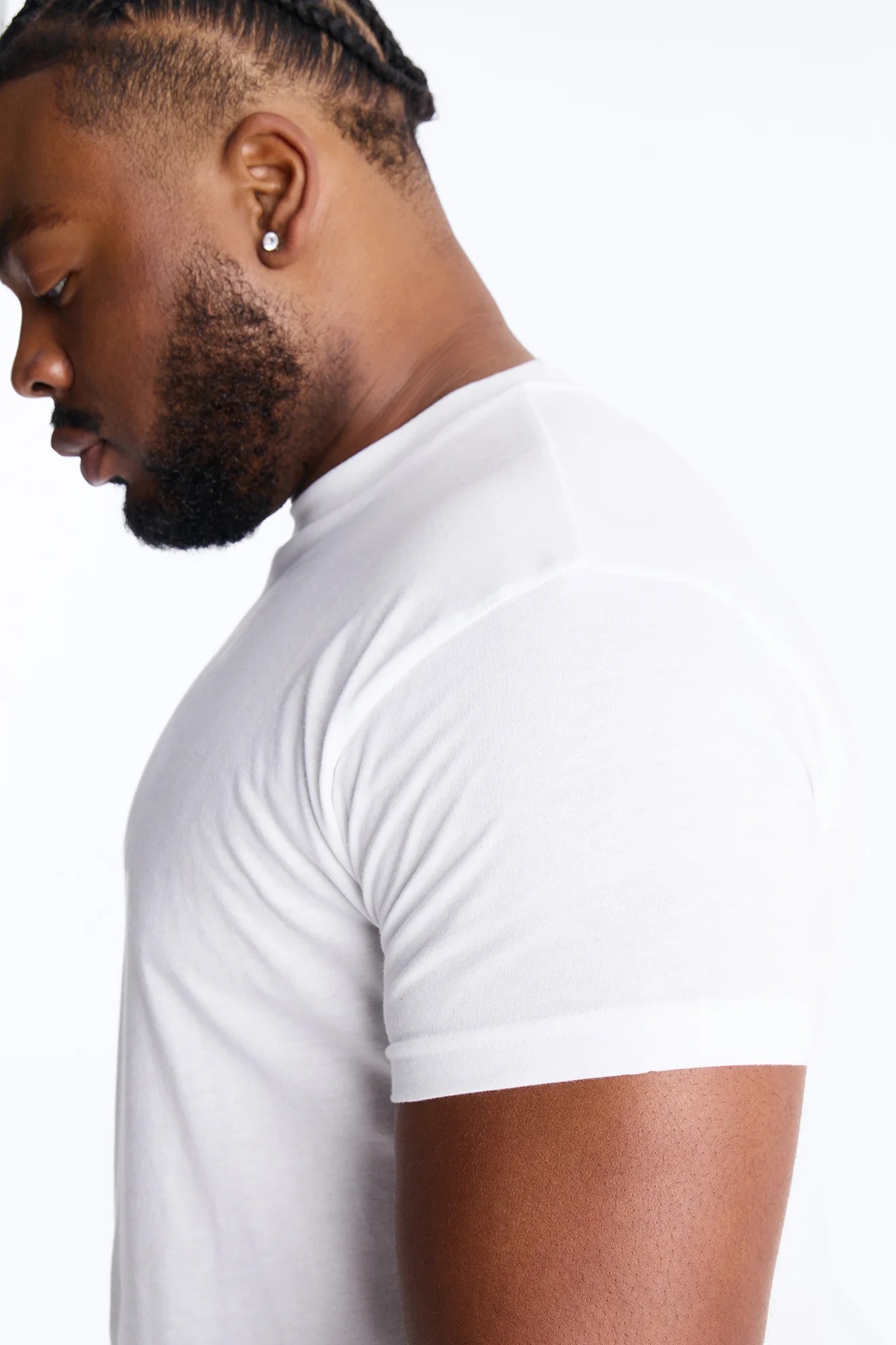 Classic Muscle Fit Tee - White - Image 6