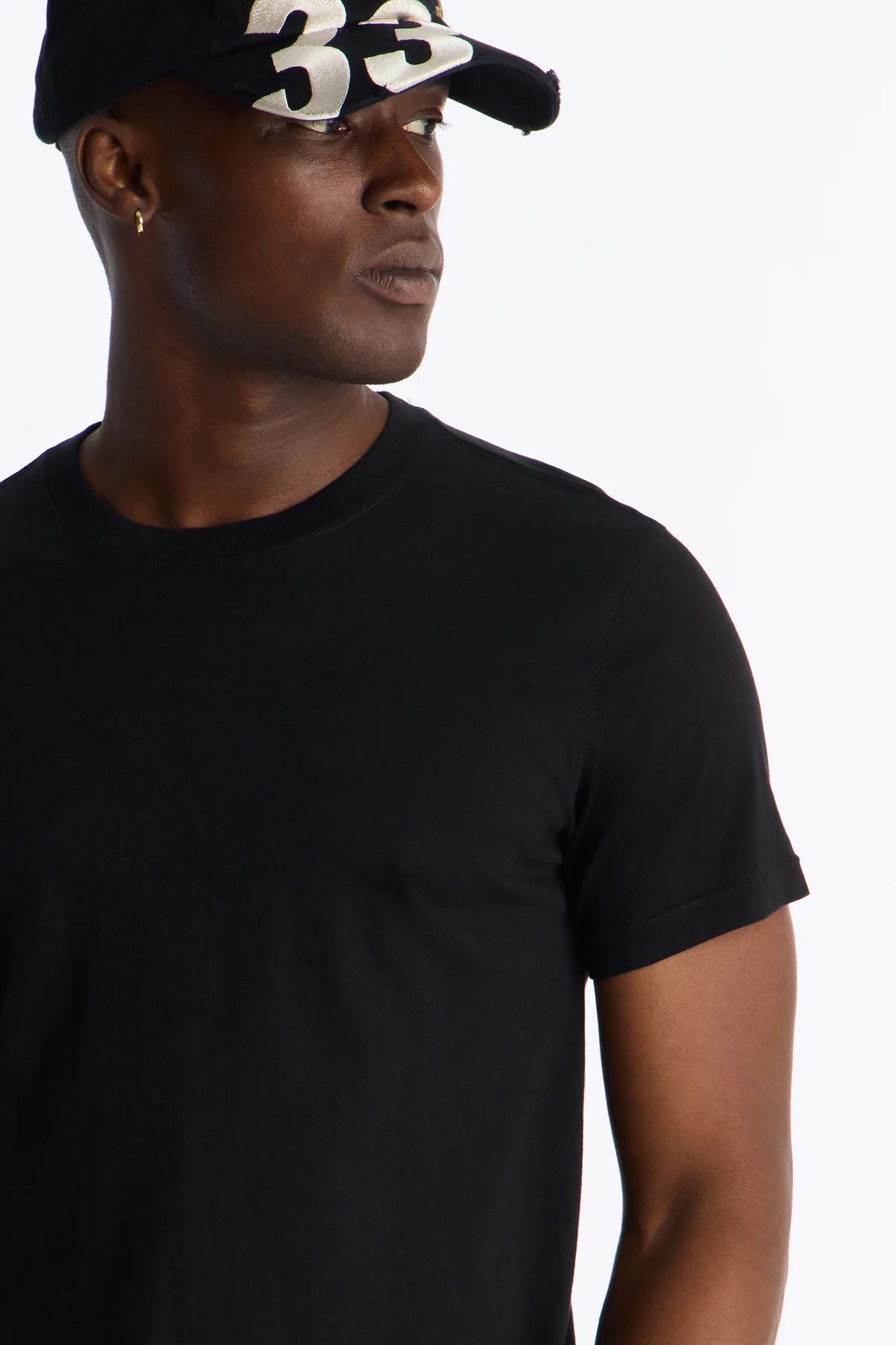 Classic Slim Tee - Black - Image 3