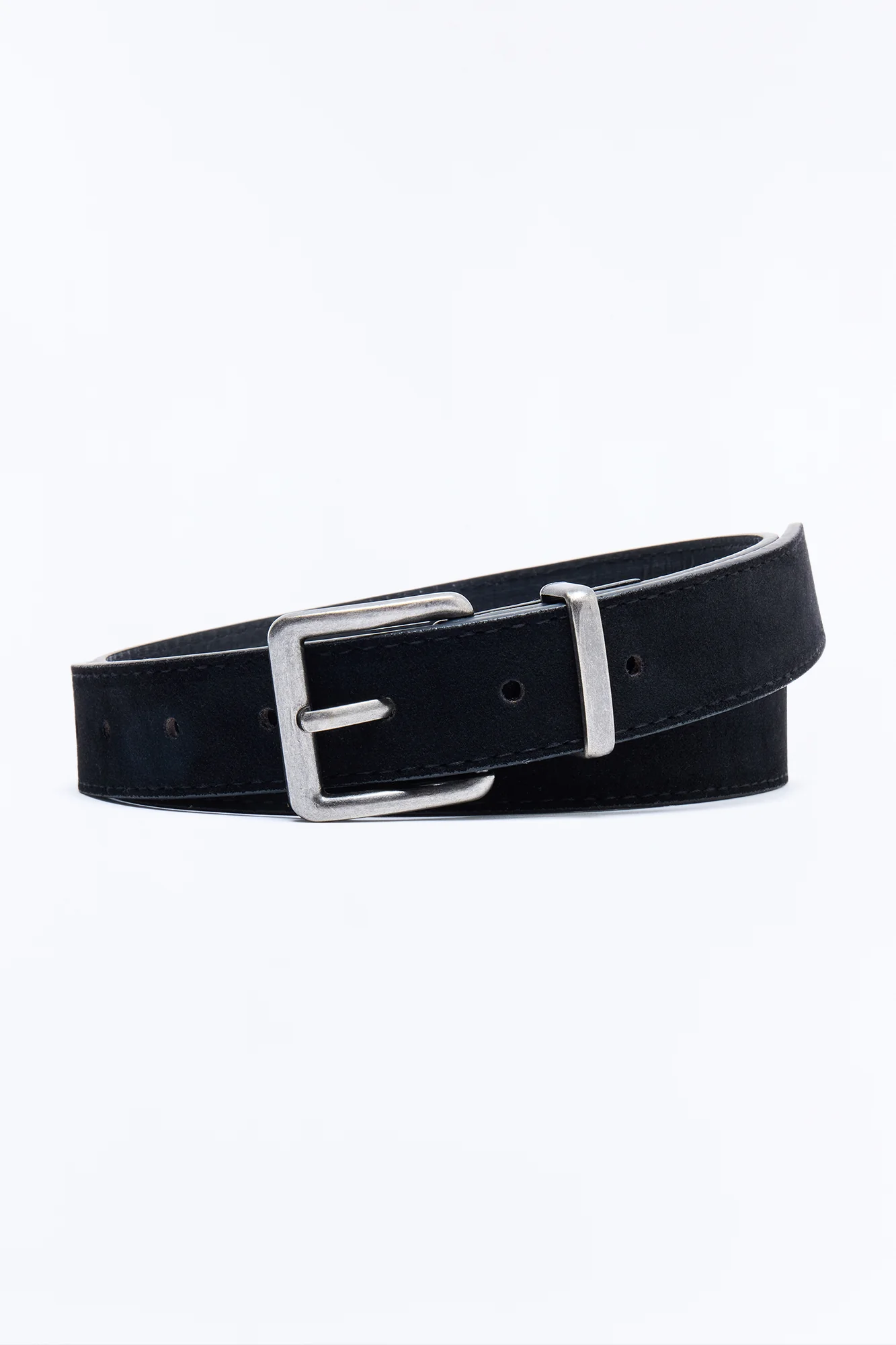 Classic Suede Belt - Black - Image 3