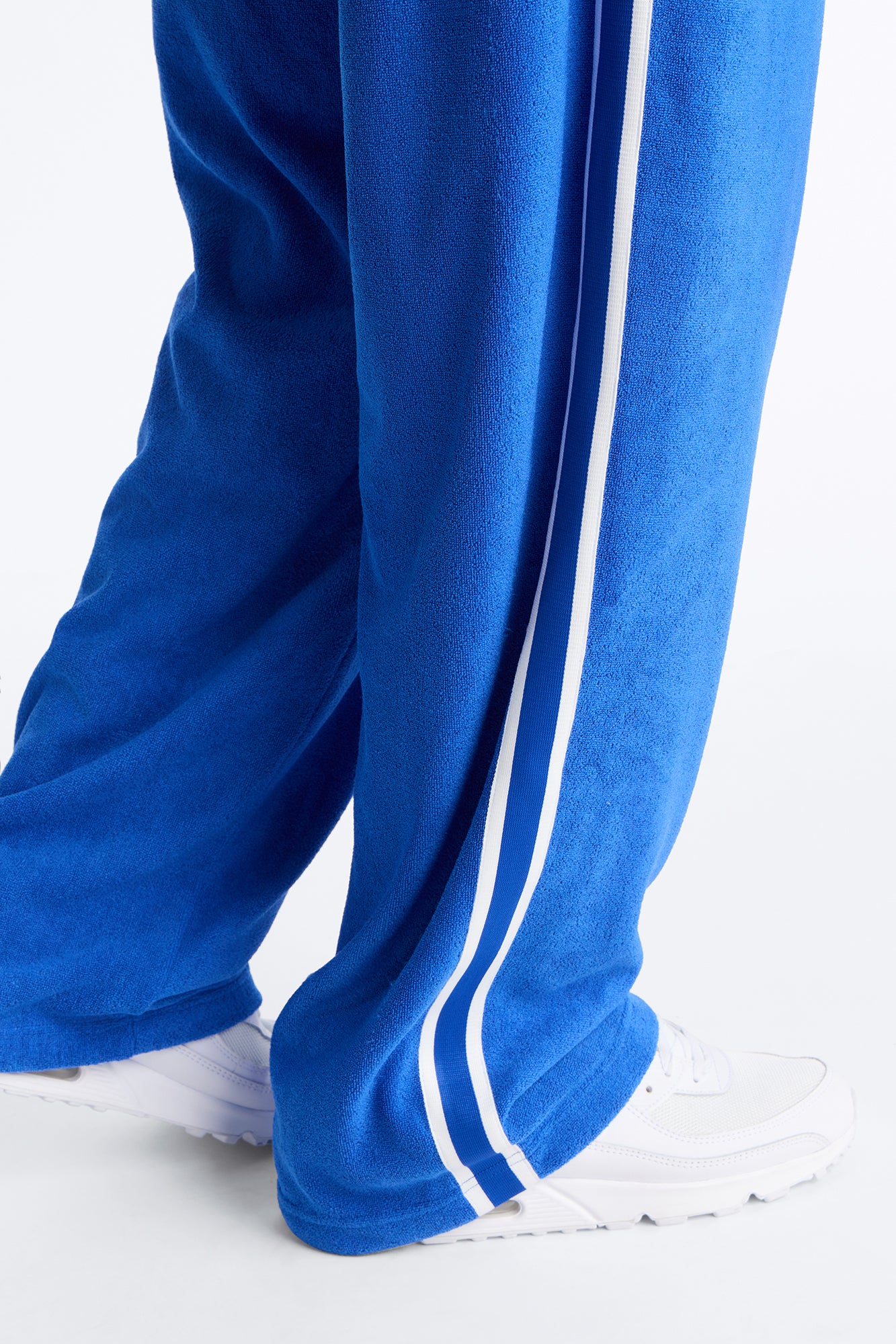 Classic Terry Cloth Baggy Pant - Blue/combo - Image 4