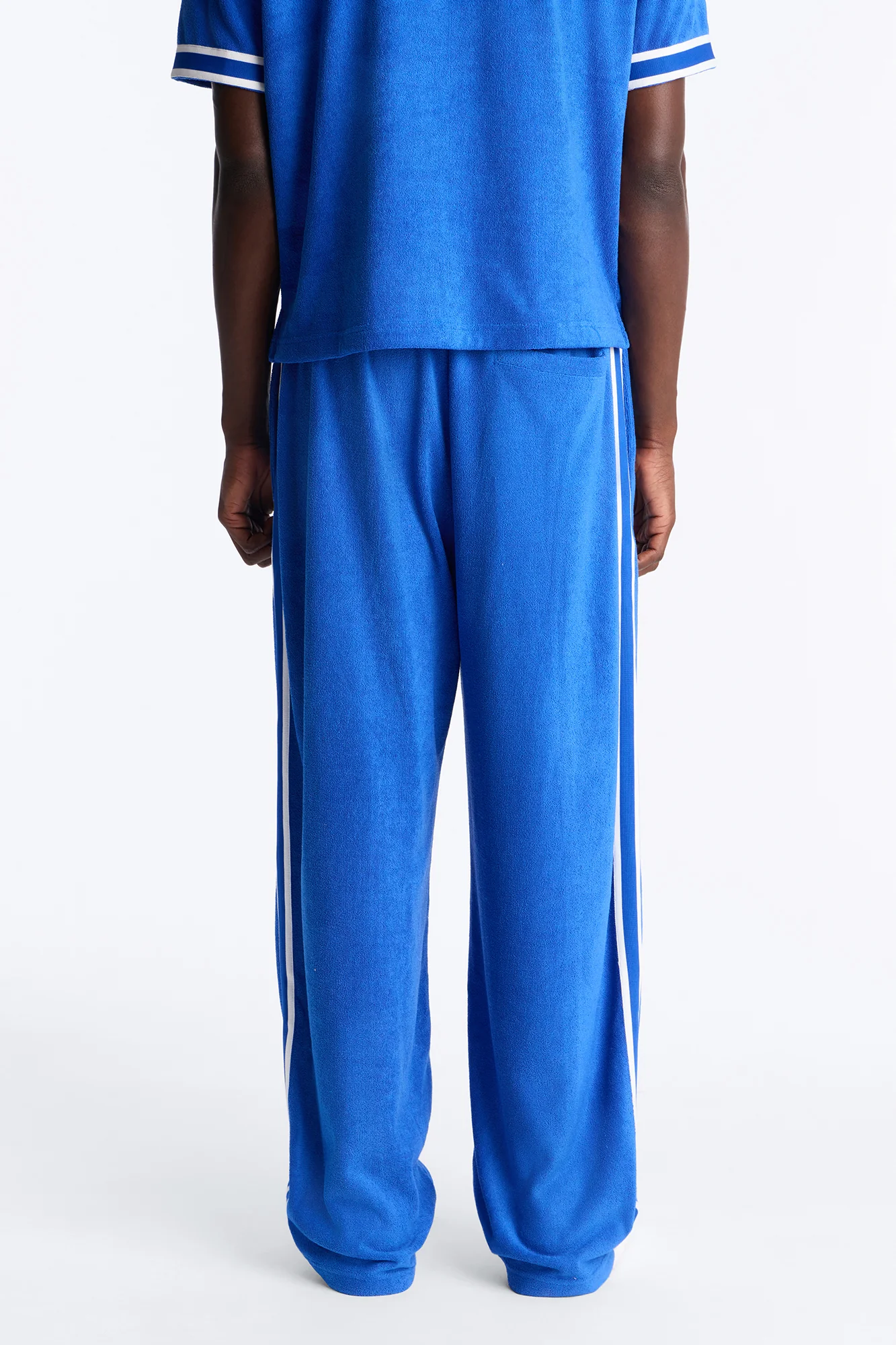 Classic Terry Cloth Baggy Pant - Blue/combo - Image 5