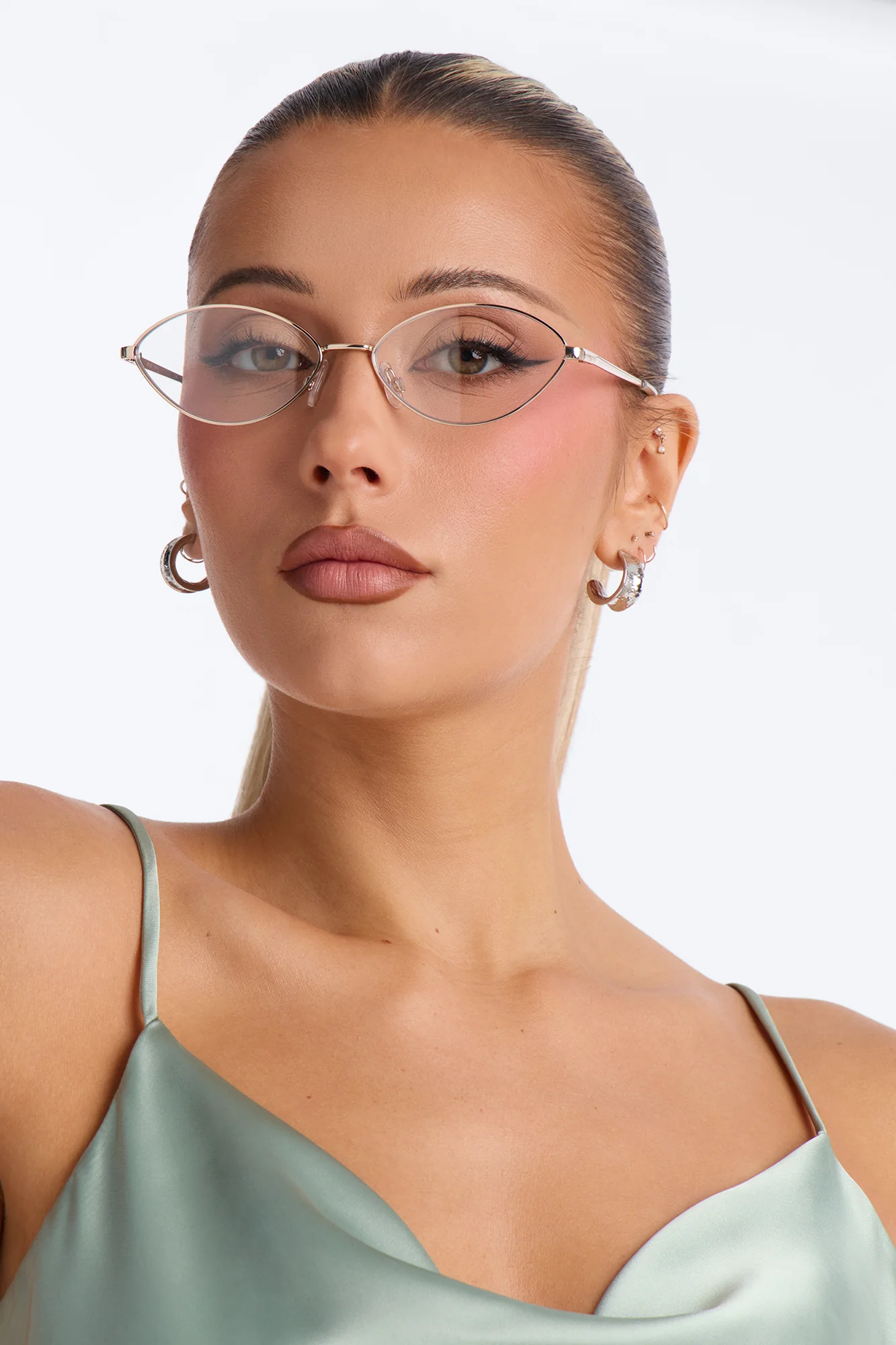 Clever One Glasses - Gold - Image 2