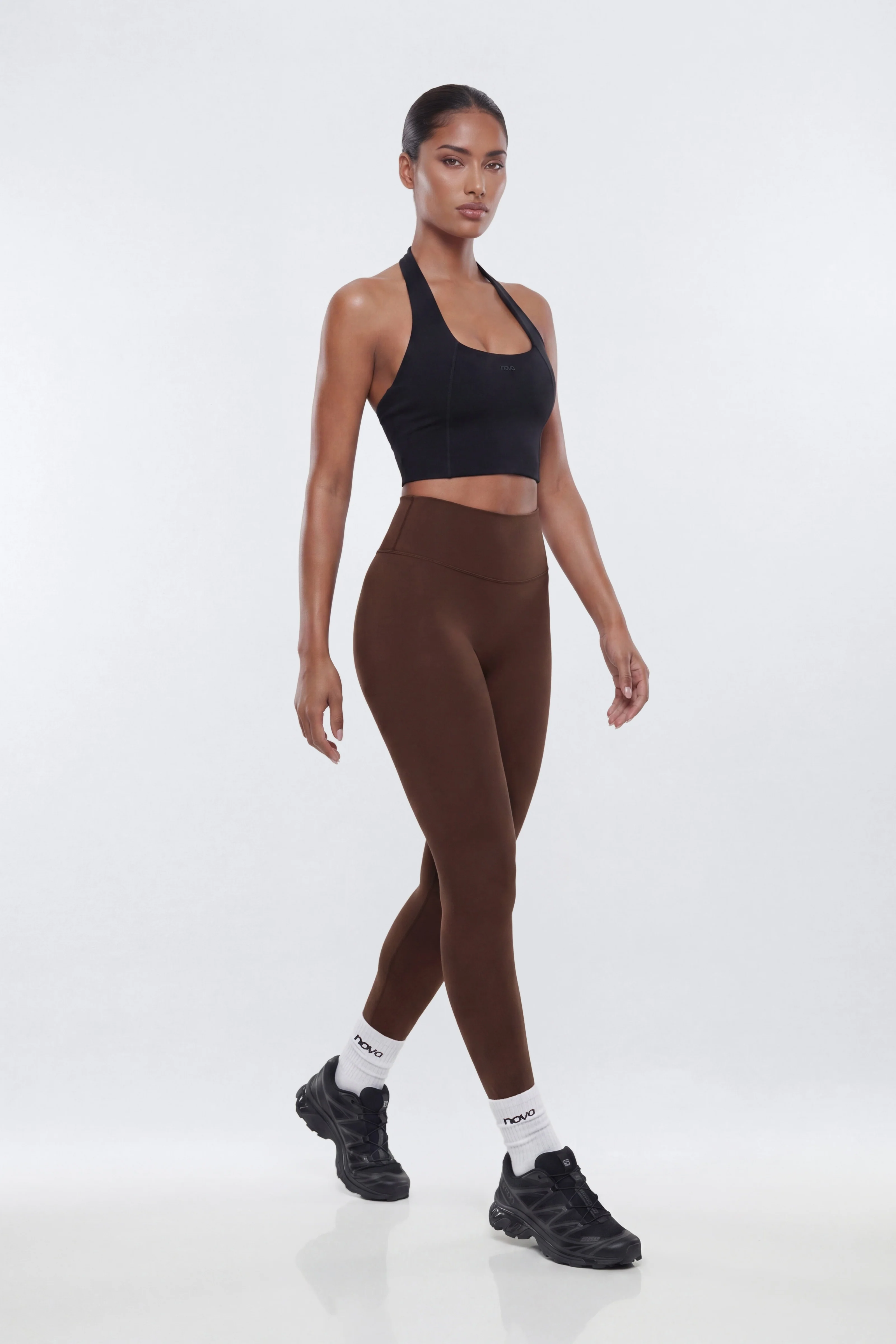 CloudForm™ Tall 31″ Invisible Scrunch Legging - Brown - Image 2