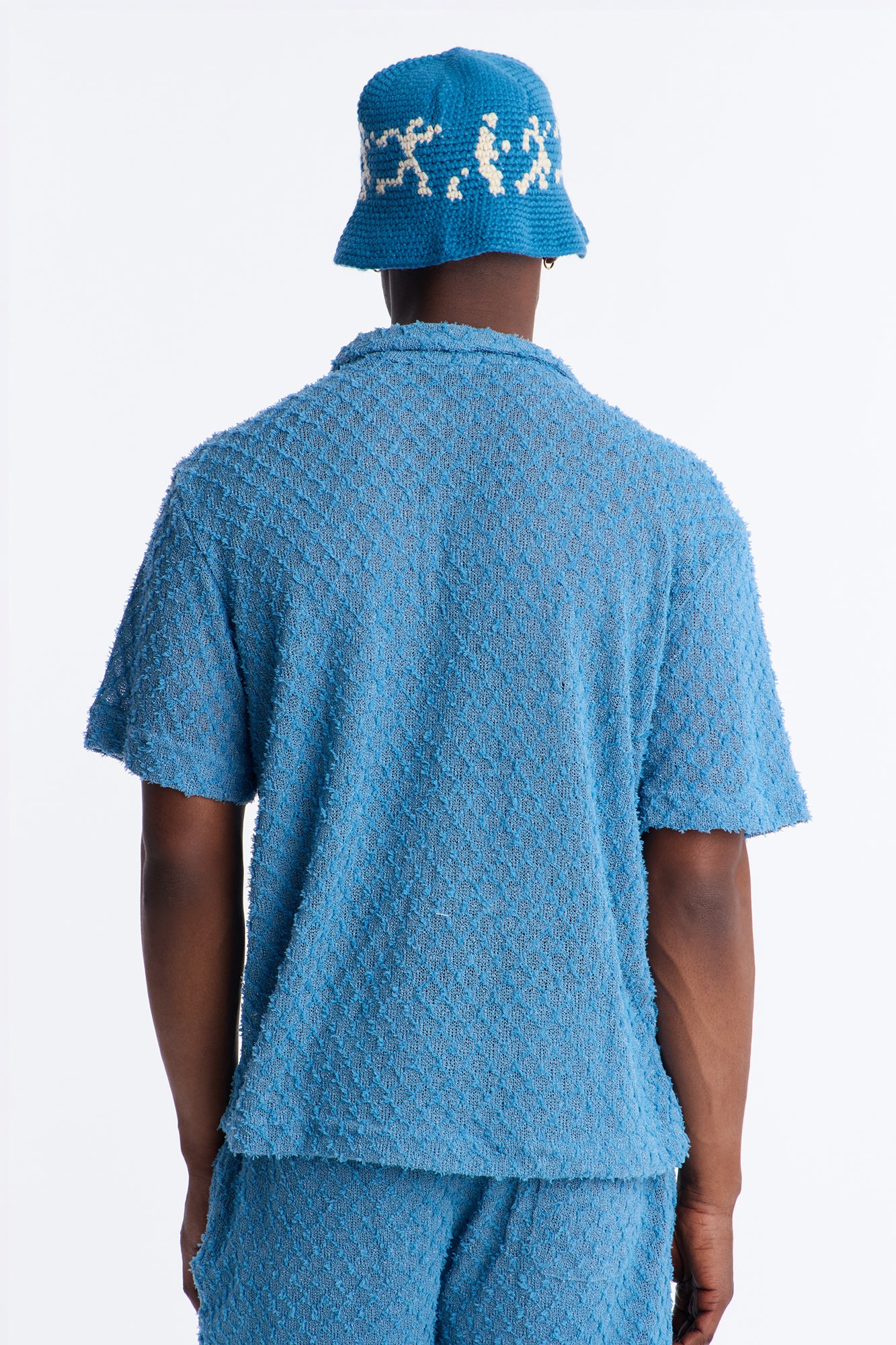 Coastal Plush Full Button Shirt - Blue - Image 3
