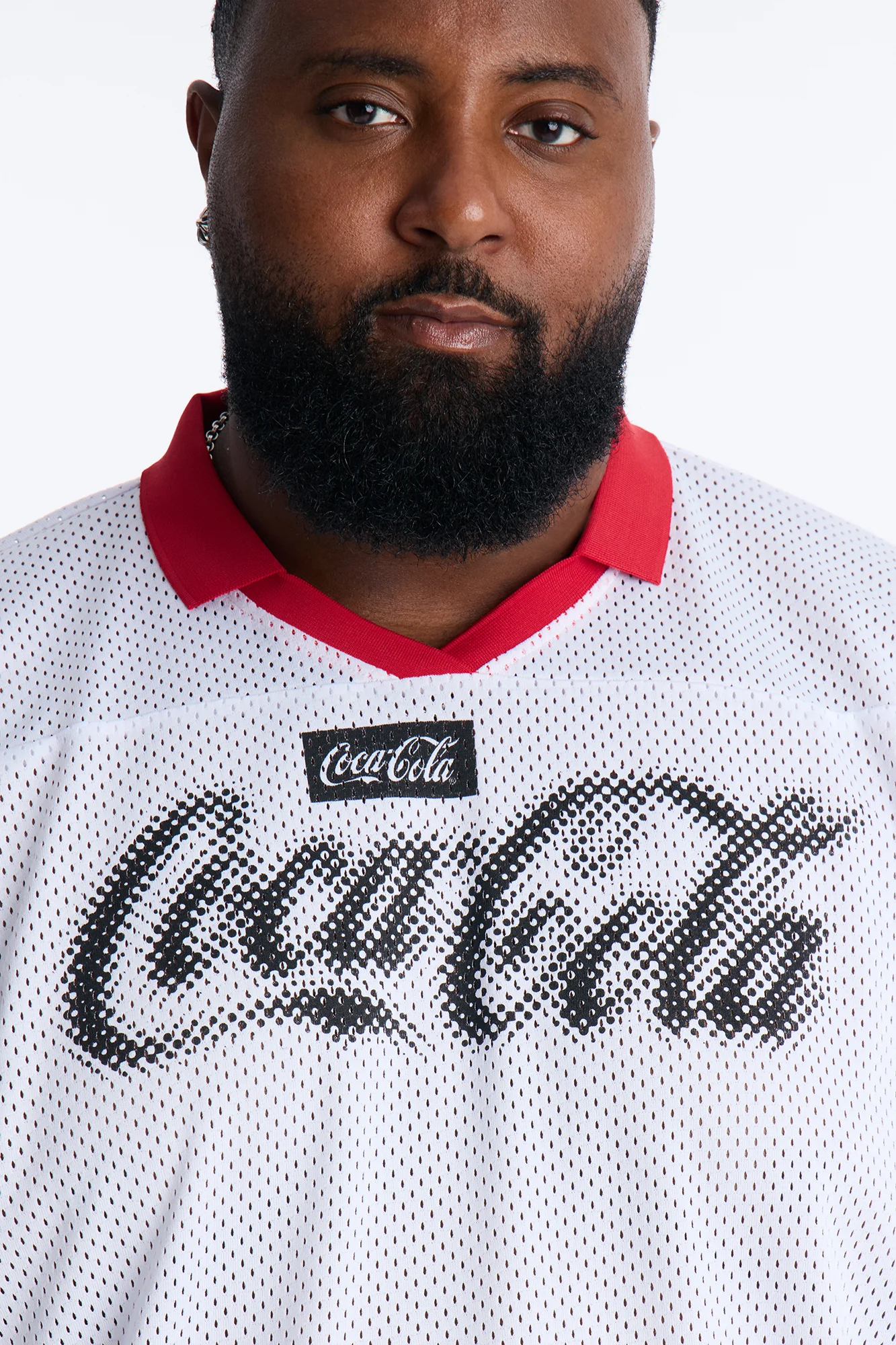 Coca Cola 86 Johnny Collar Soccer Jersey - White - Image 7